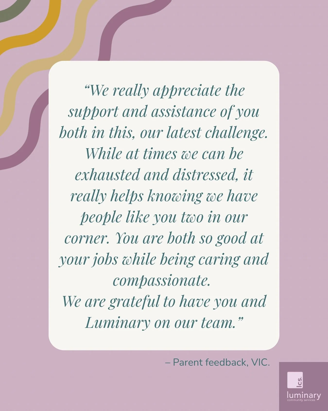 This is why we do what we do. 💜

It&rsquo;s an honour to walk beside families through the highs, the lows, and everything in between - always grounded in compassion and teamwork.

We&rsquo;re so grateful for the trust placed in us every day. ✨

#Tes