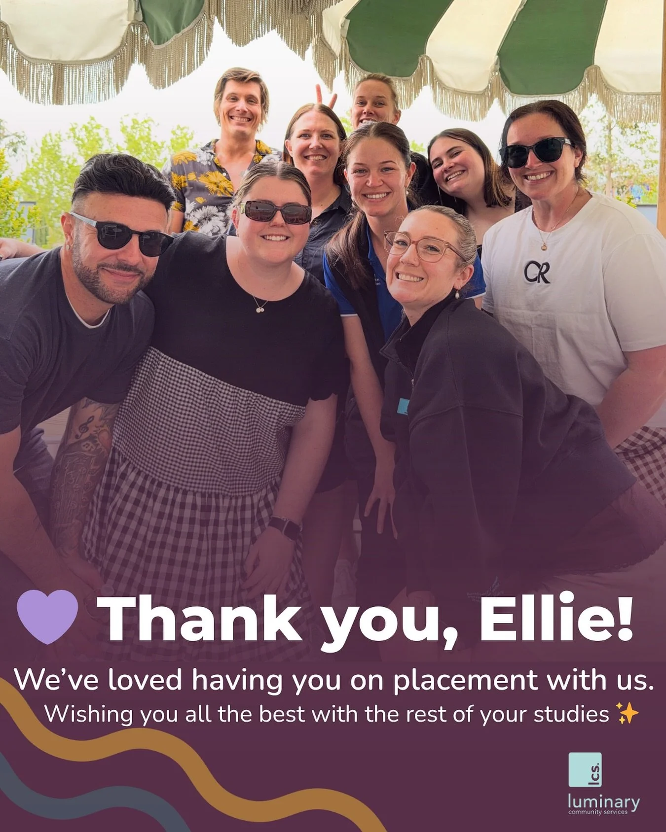🌟 A big shoutout to Ellie! 🌟

We&rsquo;ve absolutely loved having Ellie, a third-year Occupational Therapy student, spend time with our team. Her warmth, curiosity, and commitment to learning have left such a mark on everyone here at Luminary.

We&