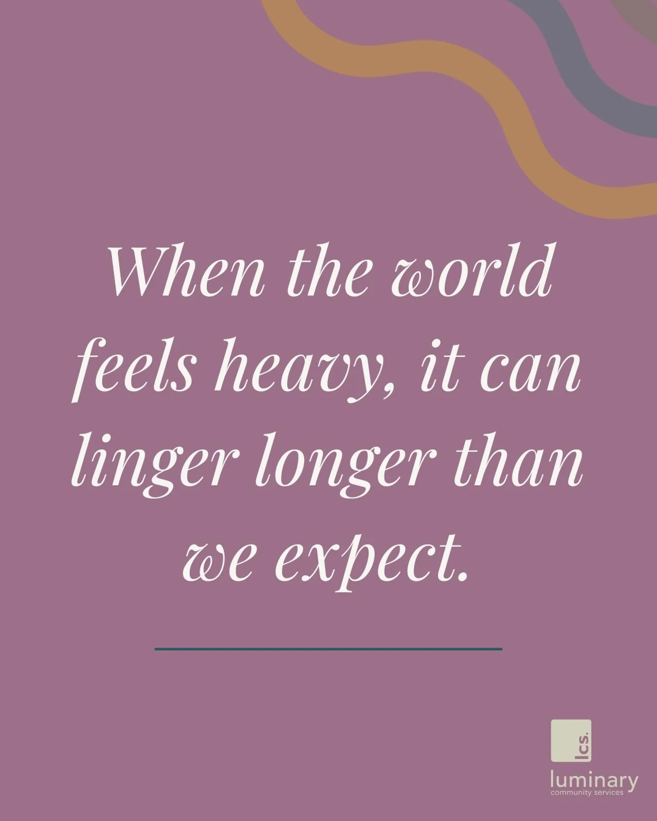 When the world feels heavy, it can linger longer than we expect.

Recent events, the end of year pace, and everything December brings can quietly add up. Especially for those who feel things deeply or experience the world differently.

This is a gent