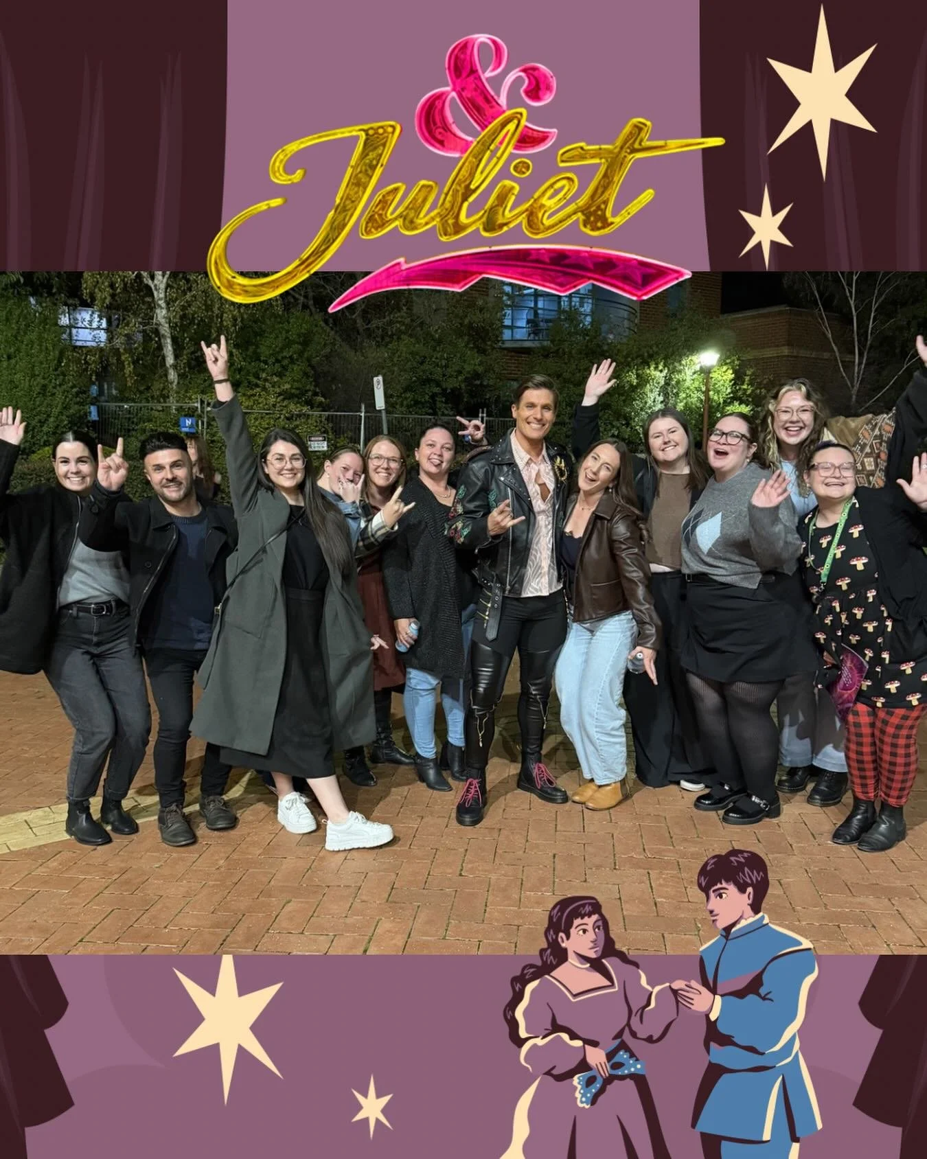 Not your average Friday night work event 👀

Our director Mali has been moonlighting as a theatre kid and honestly? We are SO here for it 🎶✨

A bunch of us grabbed tickets to opening night of &amp; Juliet and let&rsquo;s just say&hellip; we did not 