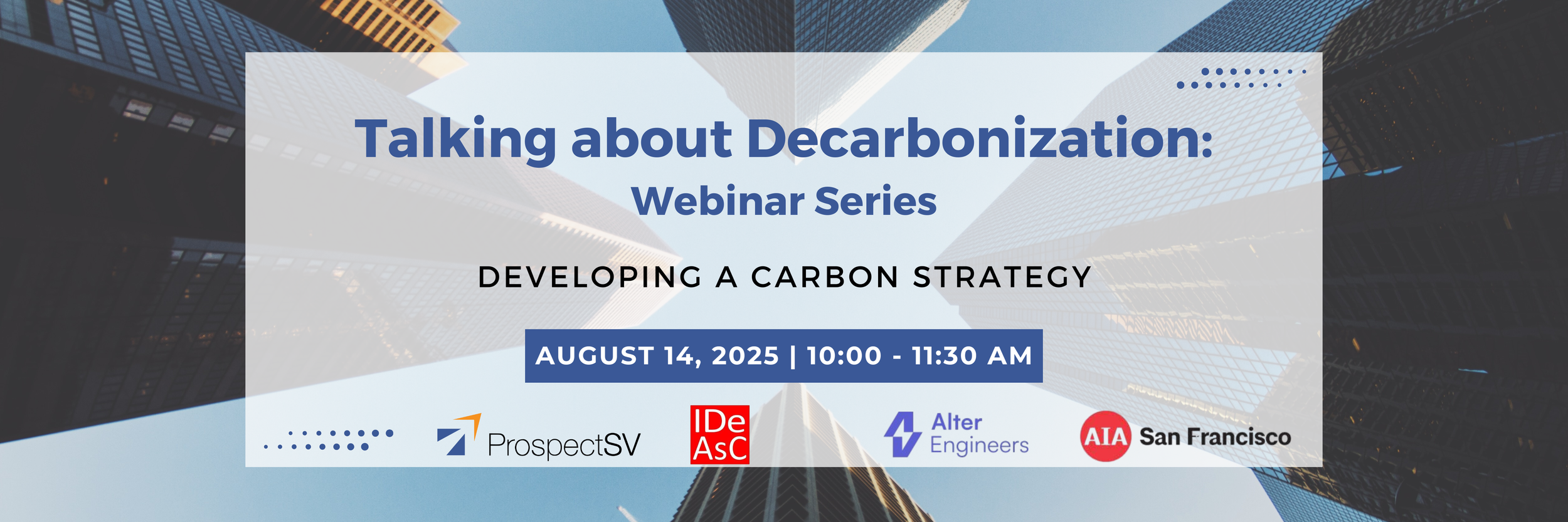 Talking about Decarbonization Series: Developing a Carbon Strategy