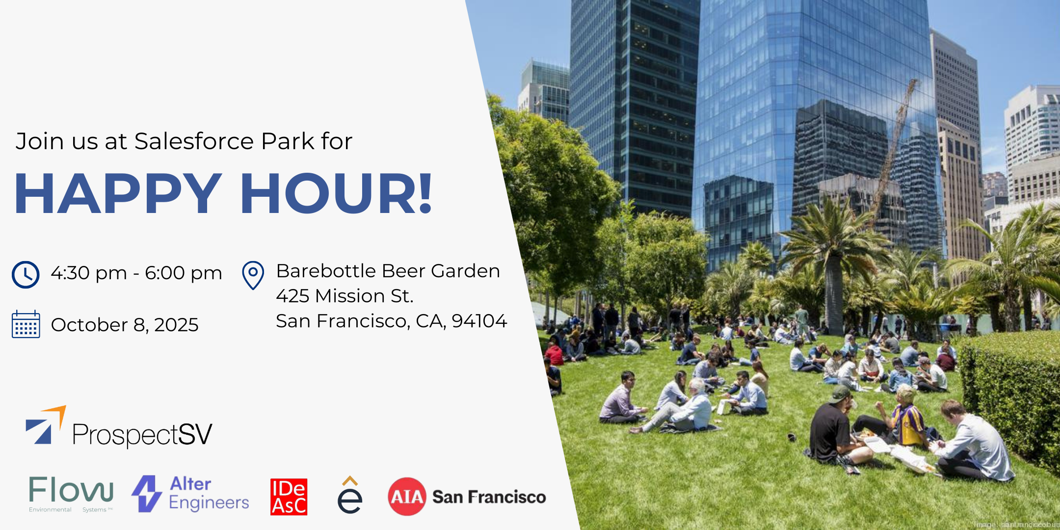 Happy Hour at Salesforce Tower Park