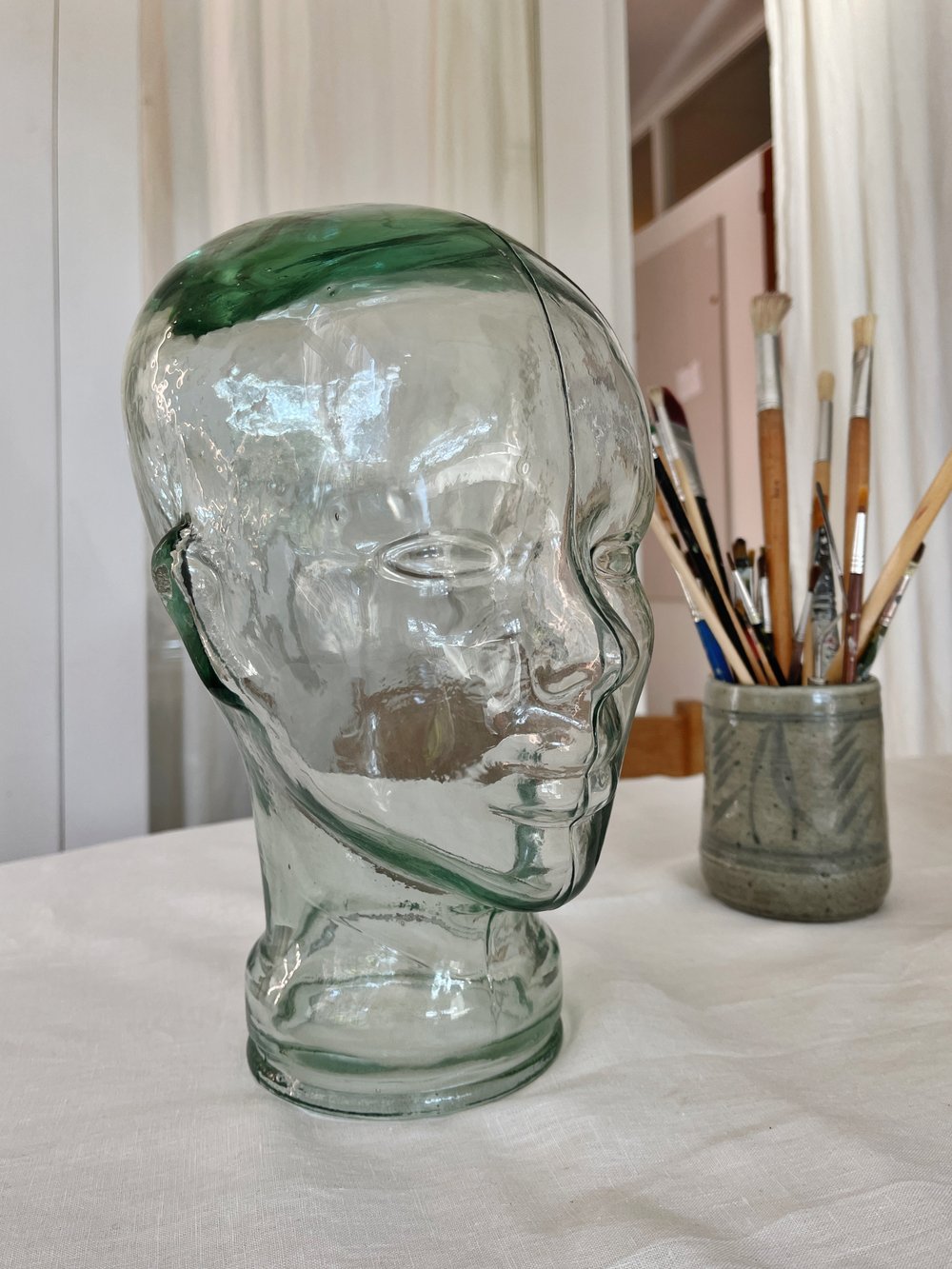 Glass mannequin head — Rare Atelier