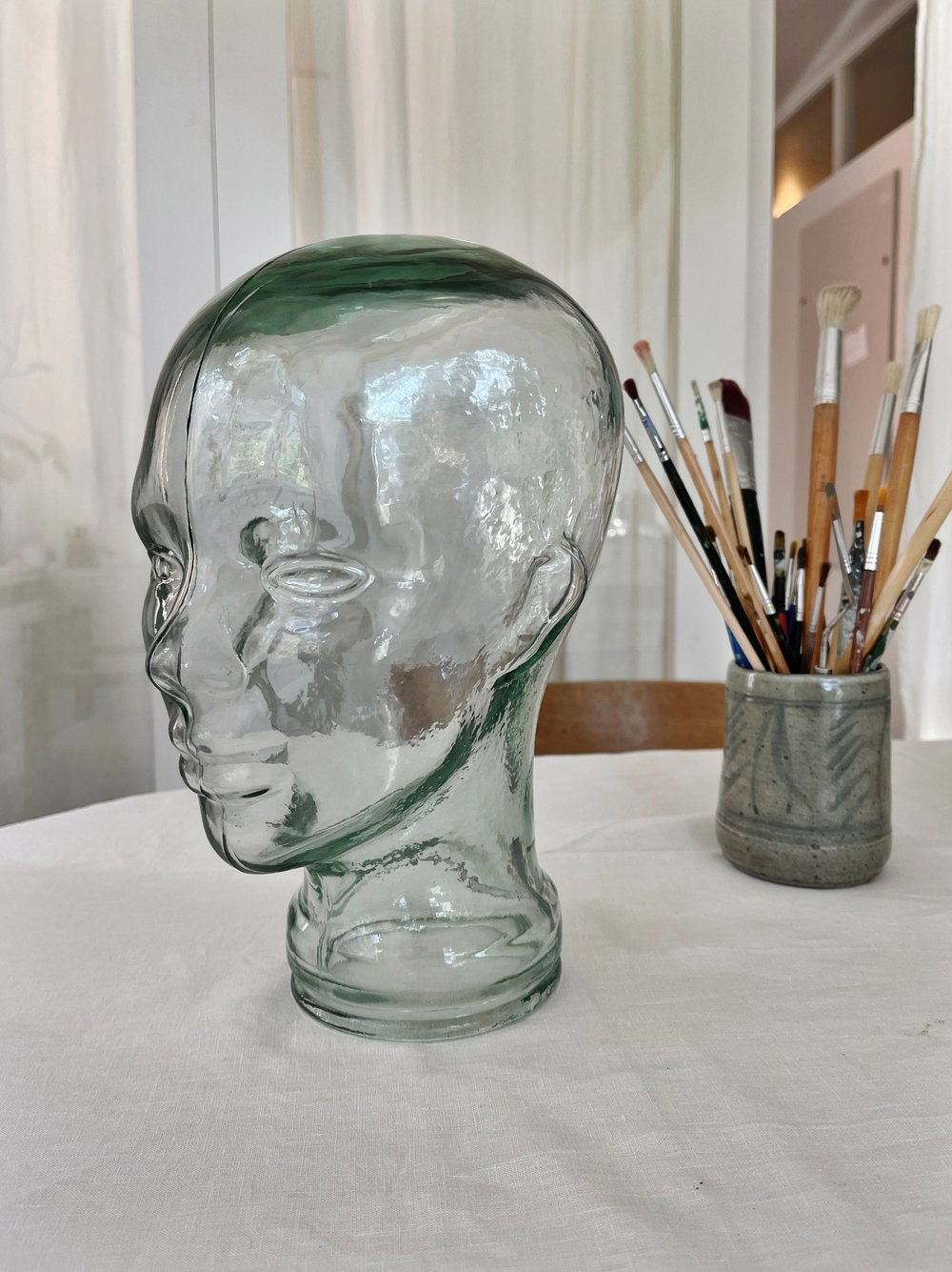 Glass mannequin head — Rare Atelier