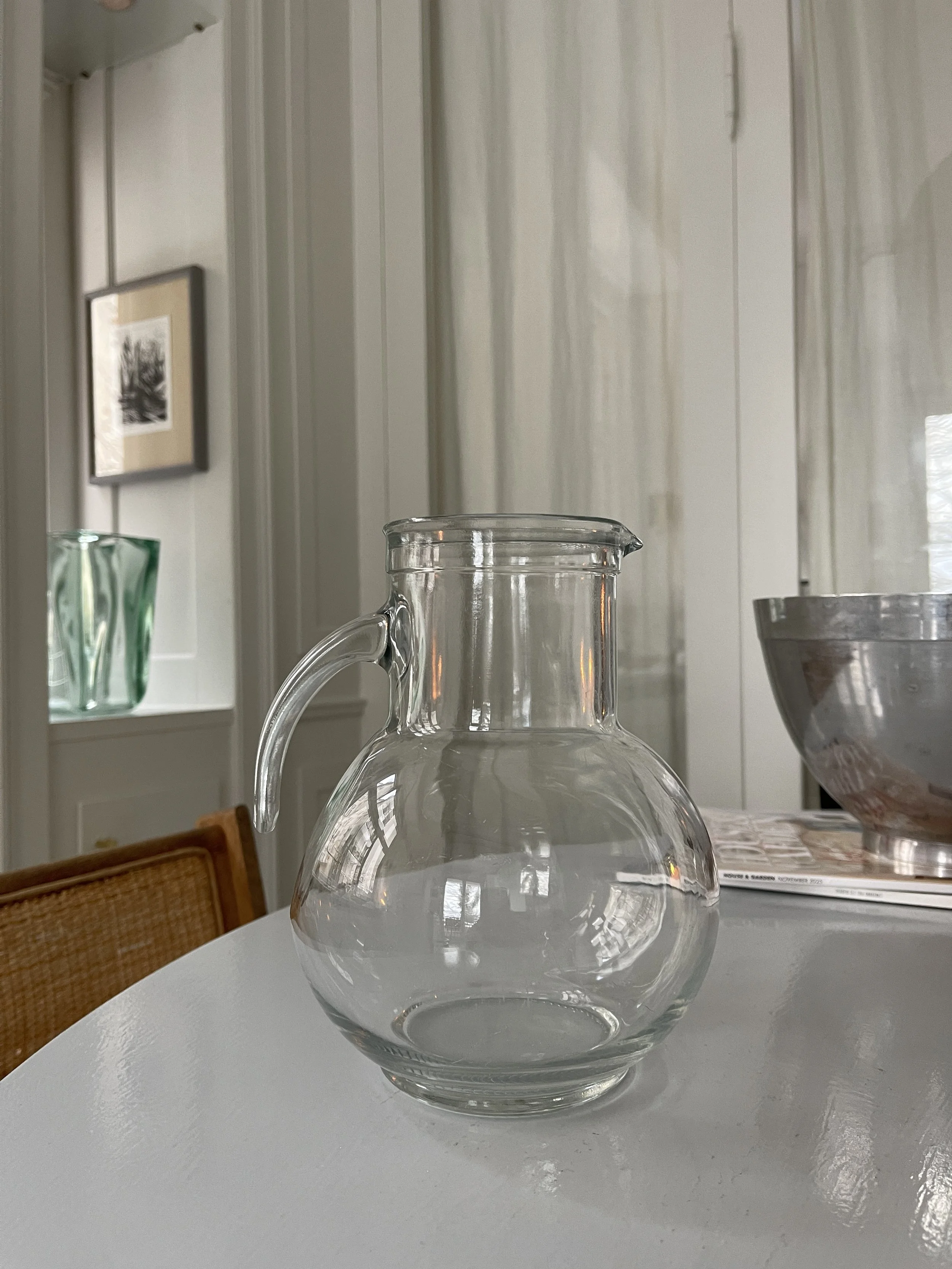 Italian Glass Pitcher, 2 L