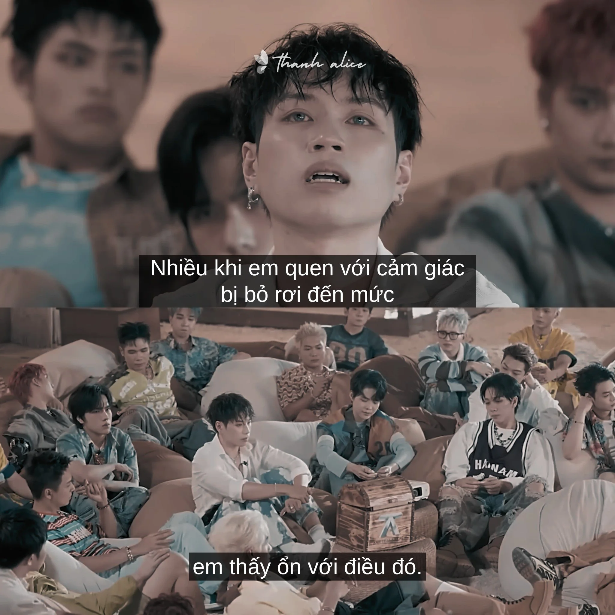 em quen với cảm giác bị bỏ rơi đến mức em thấy ổn với điều ấy