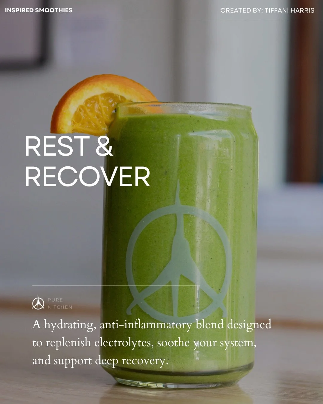 ✨The Rest &amp; Recover is part of our Inspired Smoothies Menu✨

Created by the fabulous @tiffaniharris_ 

Available at all PK locations.