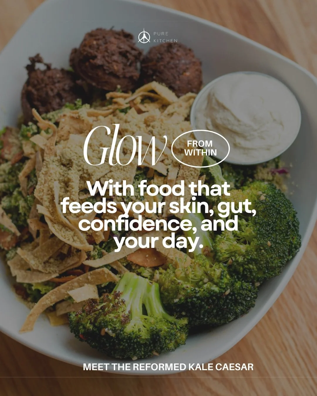 This is not your average Caeser&hellip; 

It&rsquo;s a nutrient dense powerhouse built with real, whole ingredients and layered textures that keep you full for hours. 

Feel indulgent, without the guilt. 

Available at all Pure Kitchen locations.