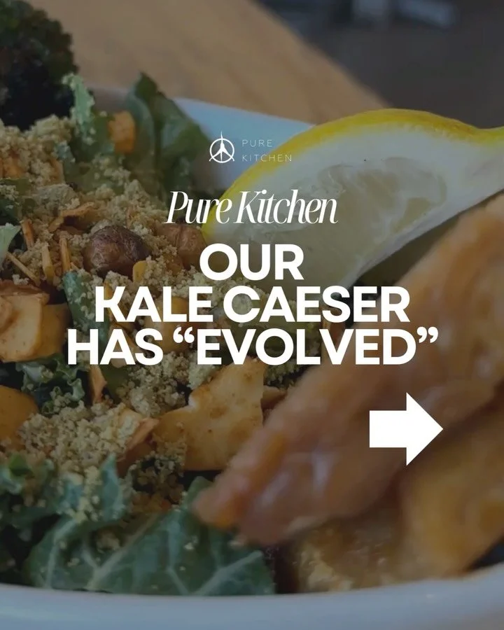 Meet the Evolved Kale Caesar: The next chapter of a Pure classic. 

Formerly known as the Reformed, this version keeps everything you loved but levels it up: a rich tahini-based Caesar dressing that&rsquo;s now seed oil free, maple tamari tempeh for 