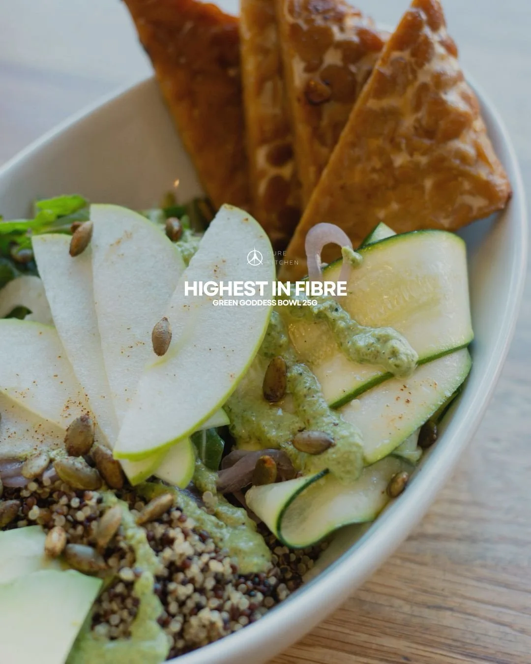 Yes we care about micro &amp; macro nutrients, satiety, healthy fats, protein density and fresh ingredients, but we also care about fun. 

Get both at Pure Kitchen. 

Swipe for some of our faves. 👈👀