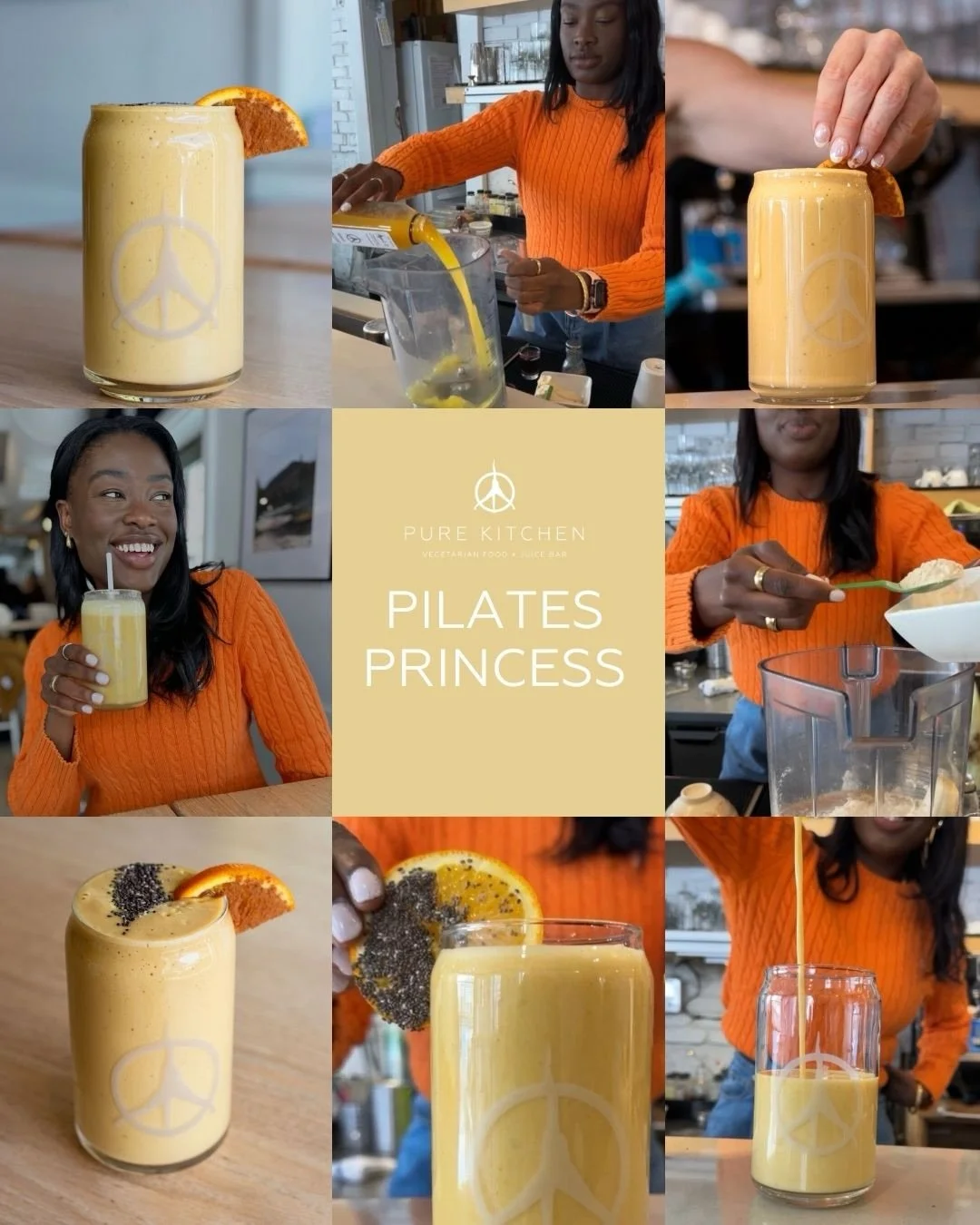 ✨The Pilates Princess is part of our Inspired Smoothies Menu✨

Created by the fabulous @ashleyansah 

Available at all PK locations.