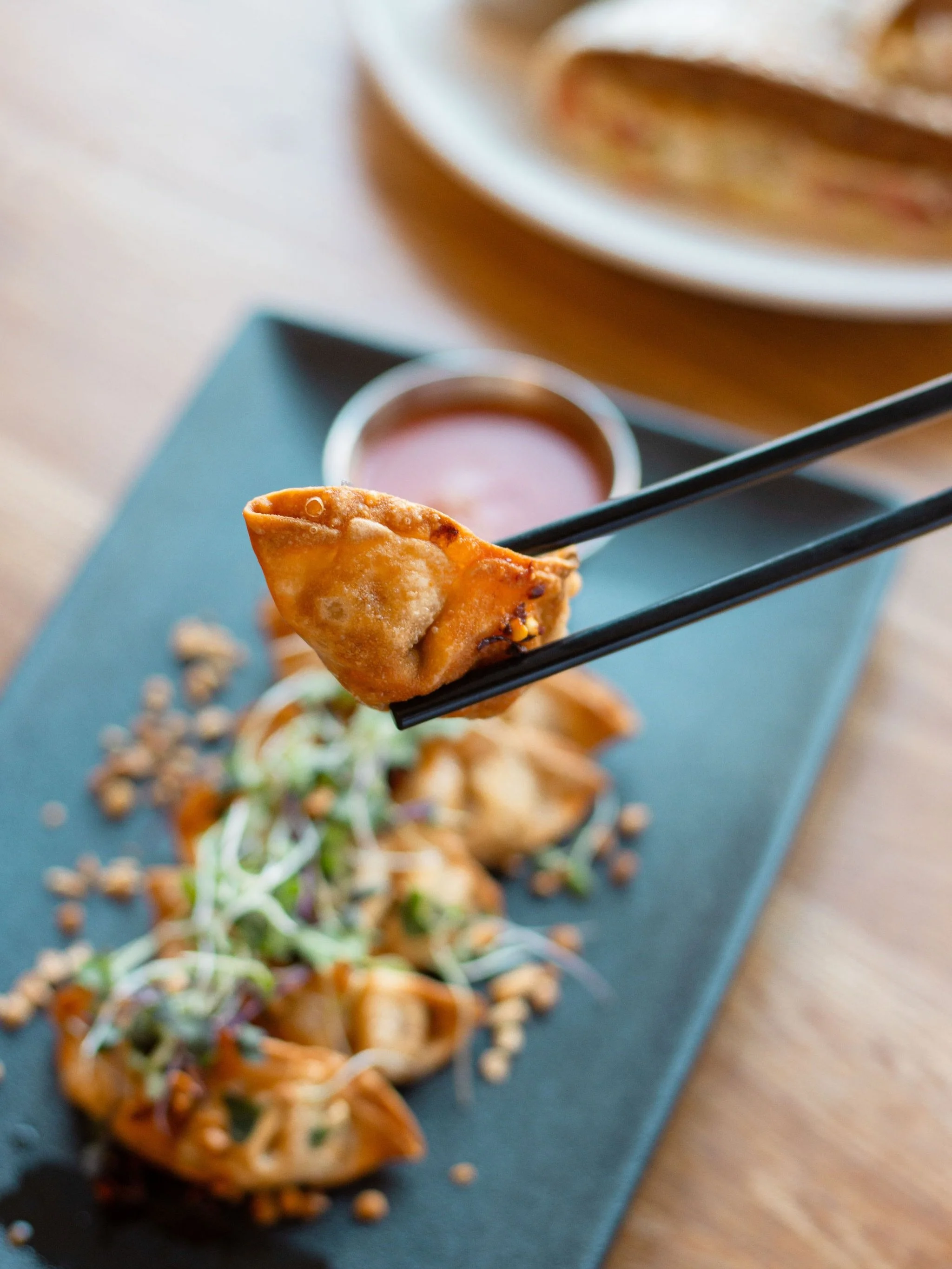 The Divine Dumplings got an upgrade this spring, plus an extra 🥟!! 

Come try our new flavour ✨

These dumplings do contain gluten &amp; nuts. Available at all locations