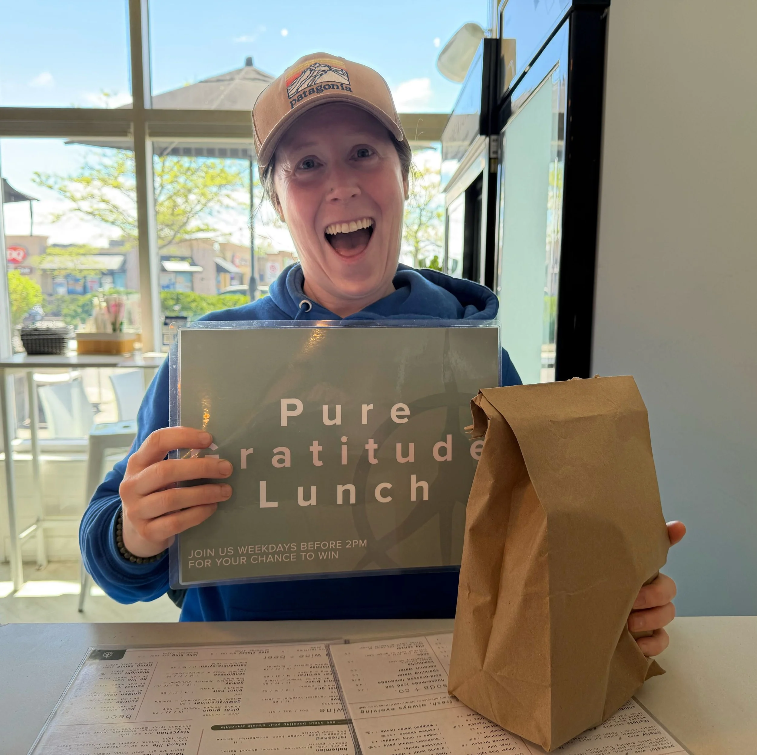 Round four of our ✨ Pure Gratitude Lunch ✨ winners are here.

Every weekday, one random dine-in table gets surprised with lunch on us, just because we genuinely appreciate this community and the people who choose to spend part of their day with us.

