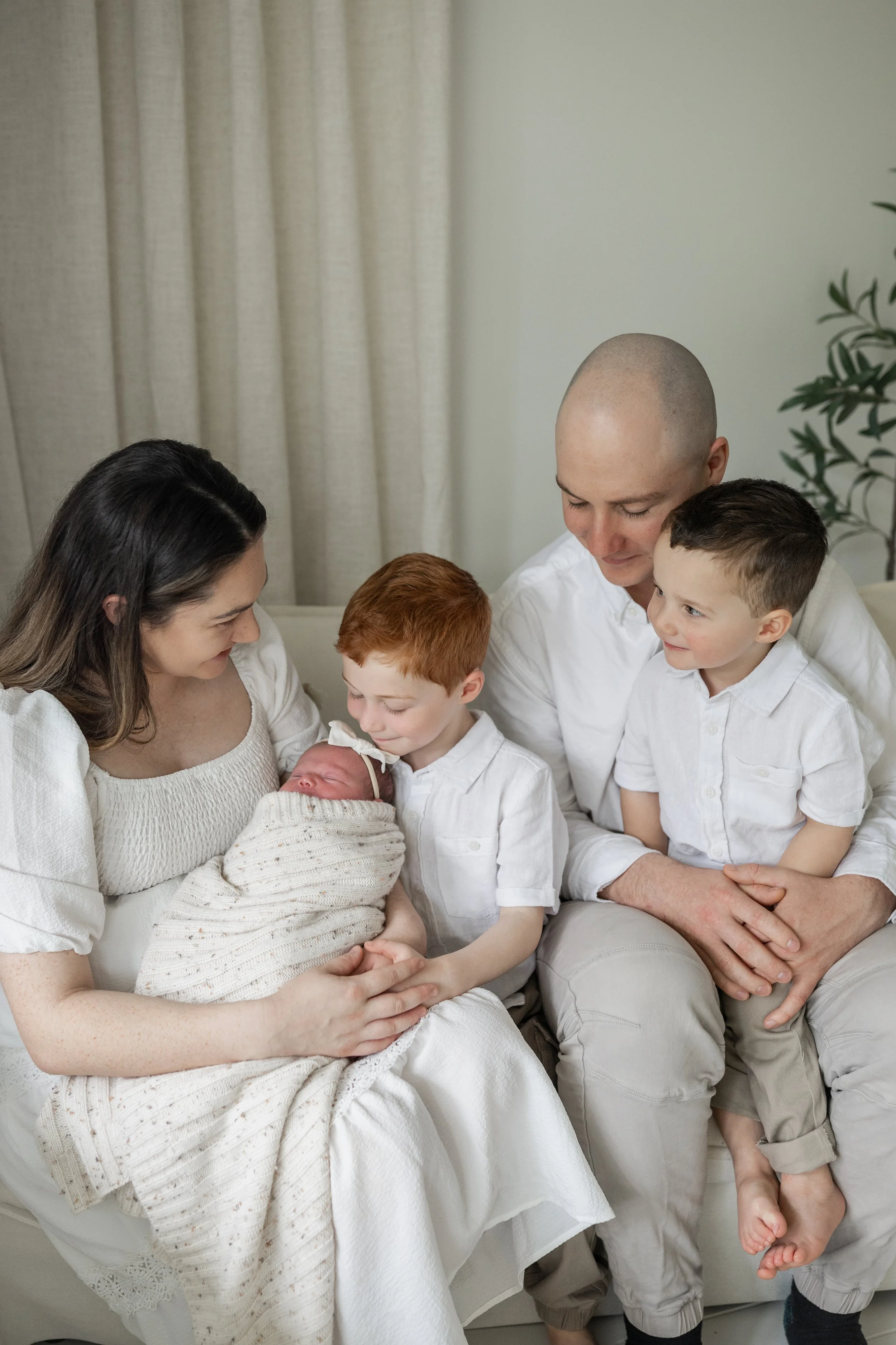 drouin family newborn photographer