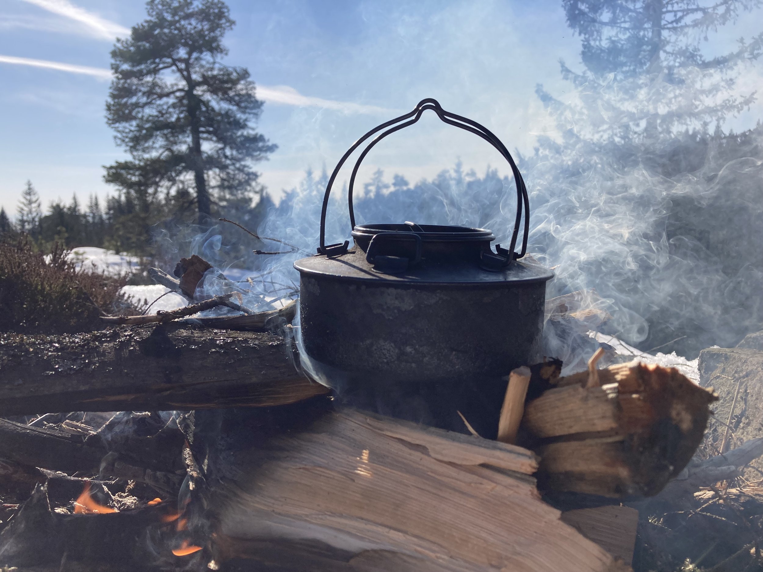 Hvordan koke kaffe på bålet