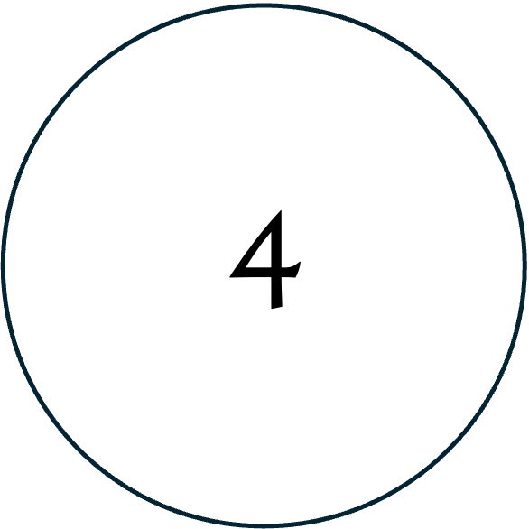 Geometric drawing of an outline square with sections divided by vertical, horizontal, and diagonal lines.