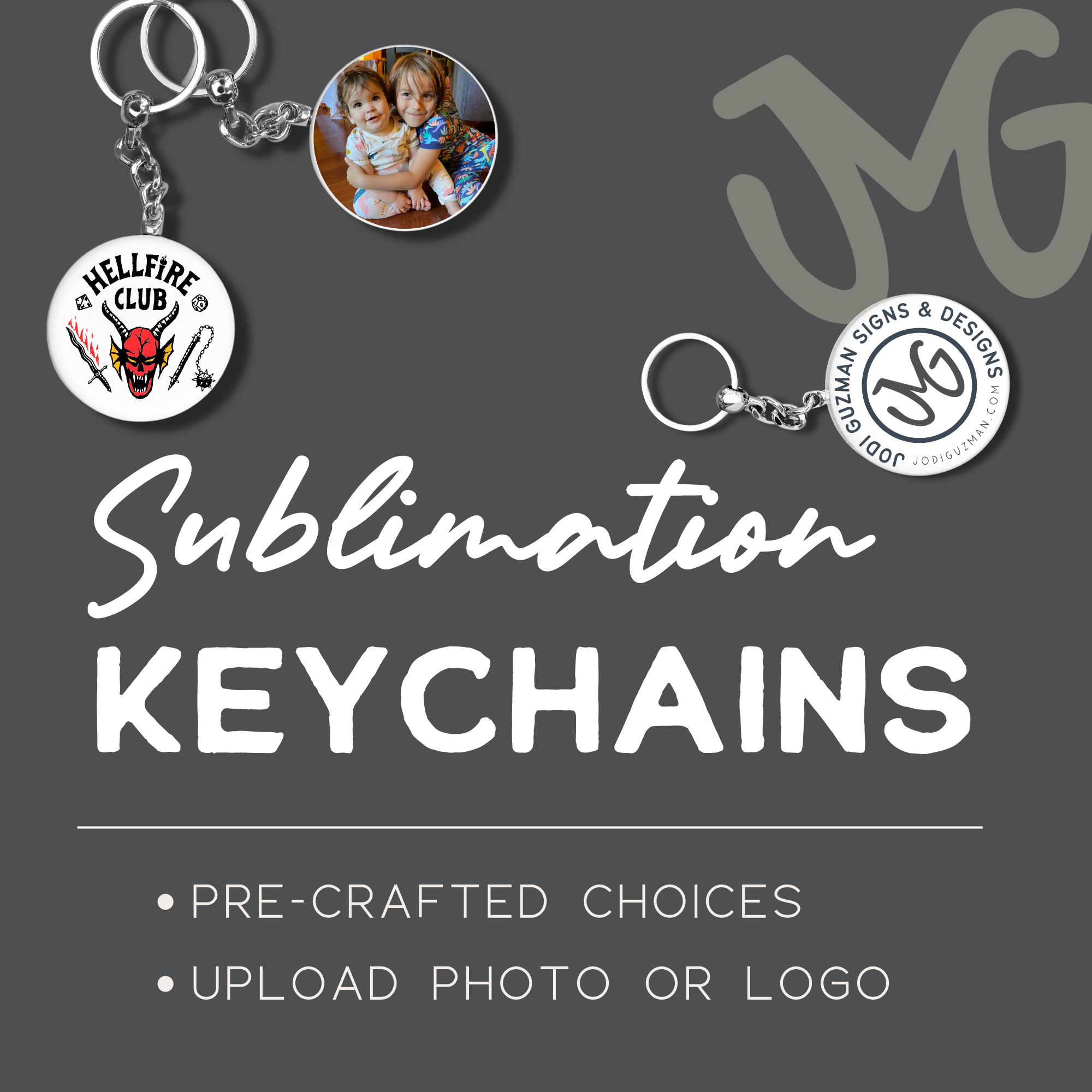 Sublimation Keychains 1.97" Round