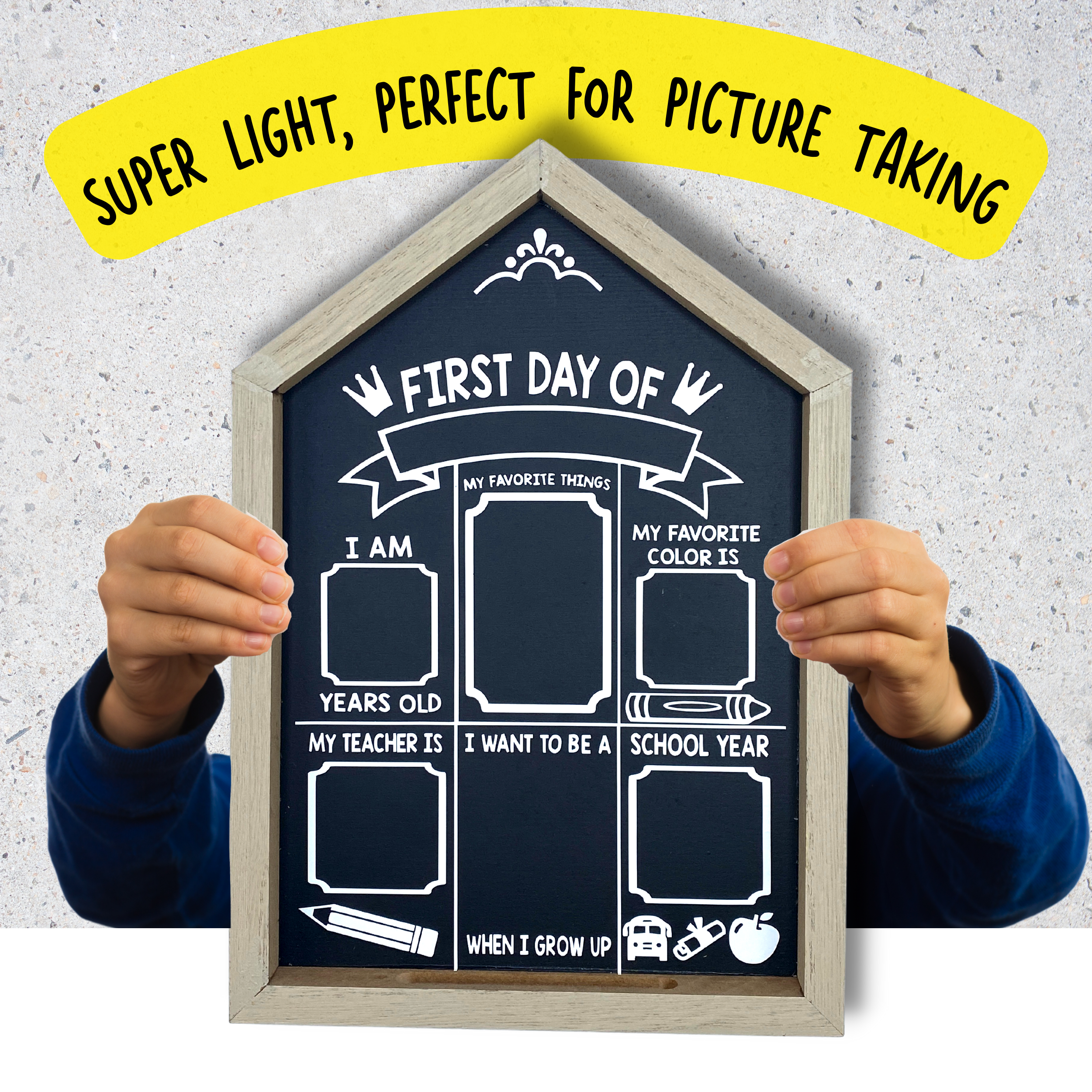 Customizable School Chalk Board
