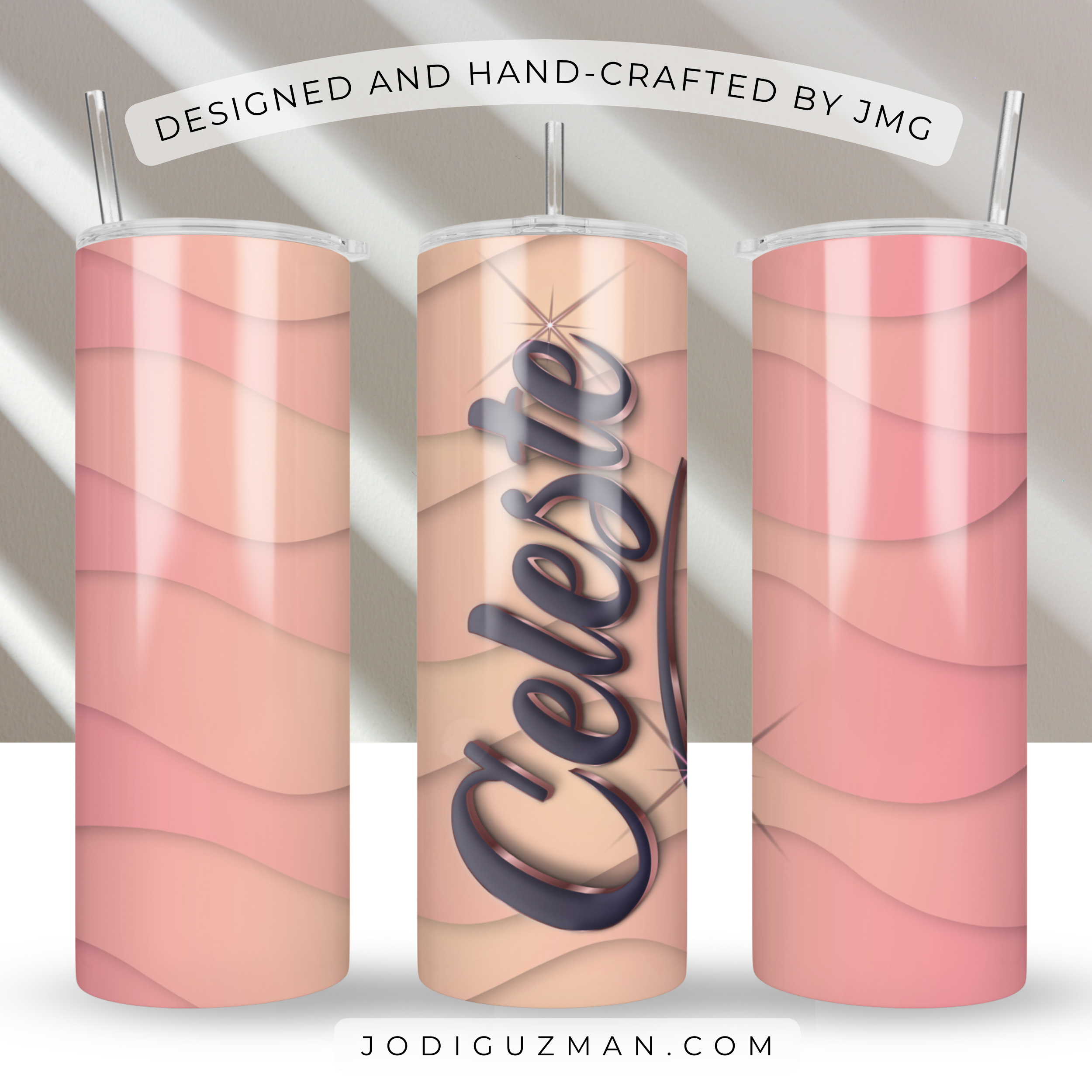 Celeste Pink Waves