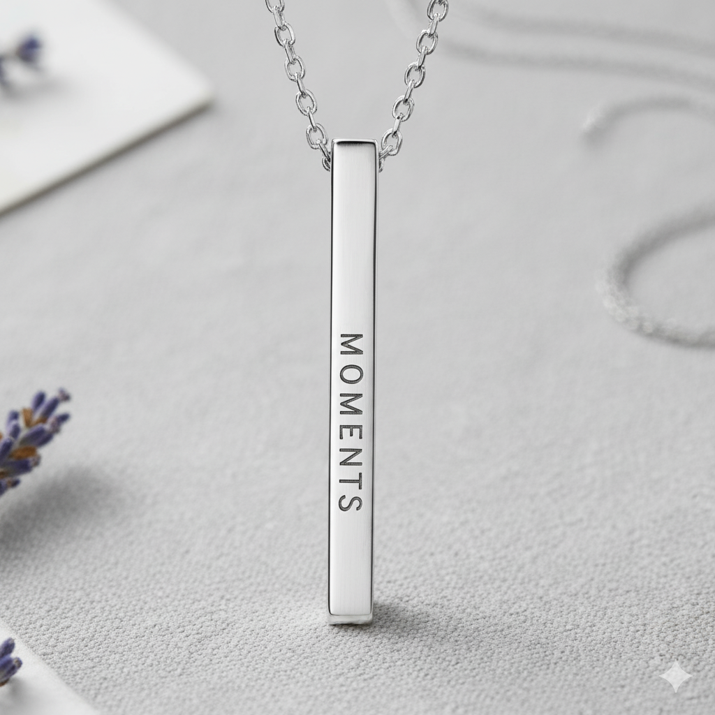 Bar Necklace—With Gift Box & Bow