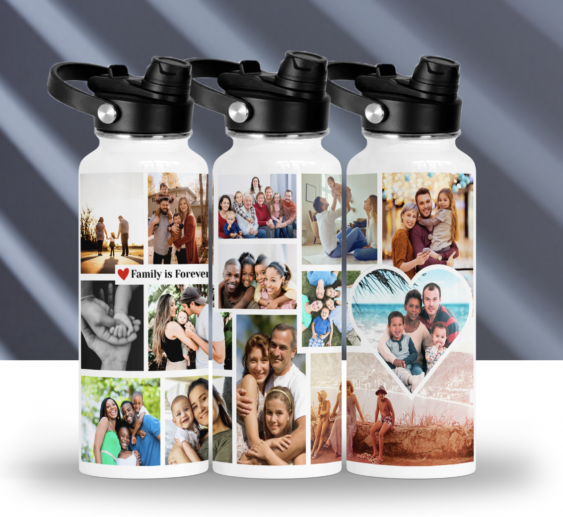 Personalized Photo Hydro Water Bottles