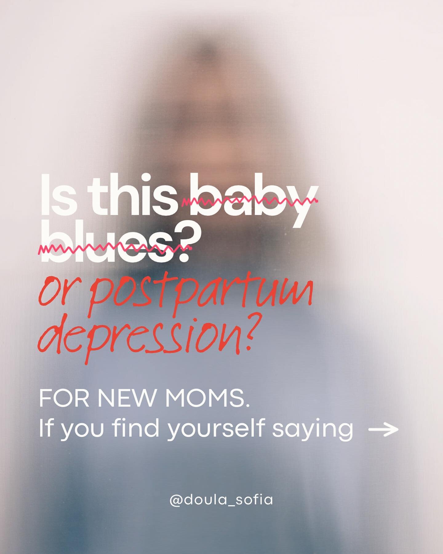 Symptoms of depression after childbirth vary, and they can range from mild to severe. If you are struggling after childbirth, it may be baby blues, but may also be something more serious. 

Symptoms of baby blues last no longer than a couple weeks af