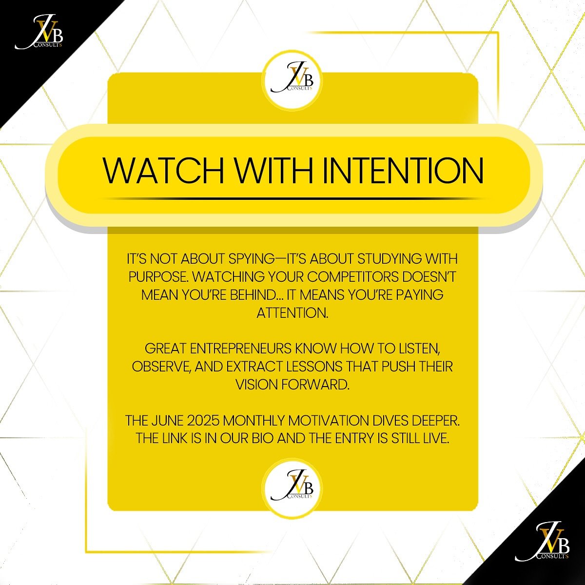 Watch With Intention 🎯
-
-
-
-
-
-
-
-
-
-
#JVBConsults #Business #Consulting #Entrepreneur #Entrepreneurship #BusinessGrowth #Leadership #Vision #Strategy #Scale #Success #Motivation #Empowerment #Startups #SmallBusiness #Innovation #Marketing #Bra