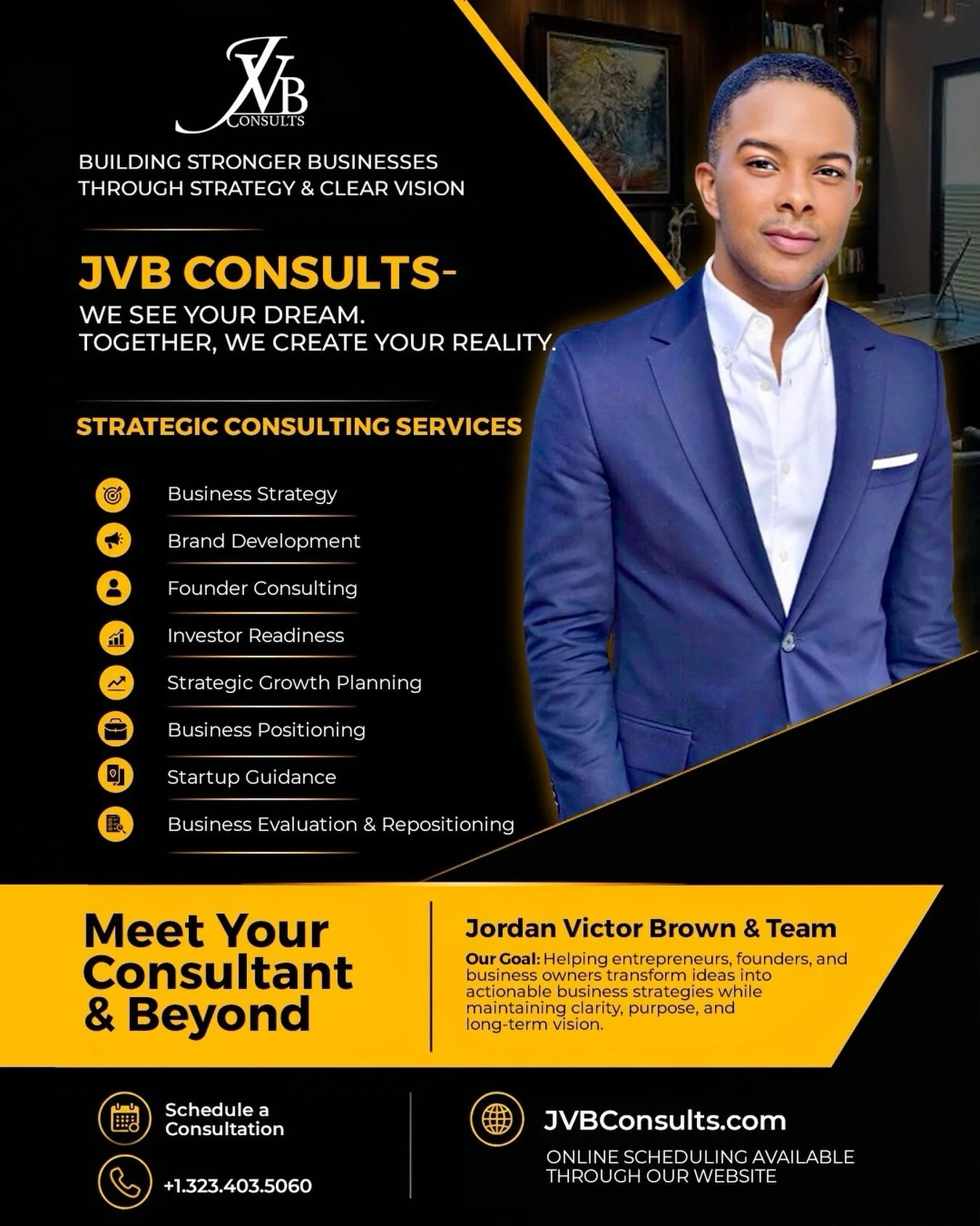 www.JVBConsults.com 🎯

#JVBConsults #Business #StartUp #Consultation #StartNow