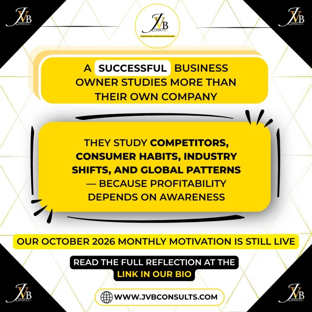 www.JVBConsults.com 🎯

#JVBConsults #JVB #Business #DidYouKnow #Motivation