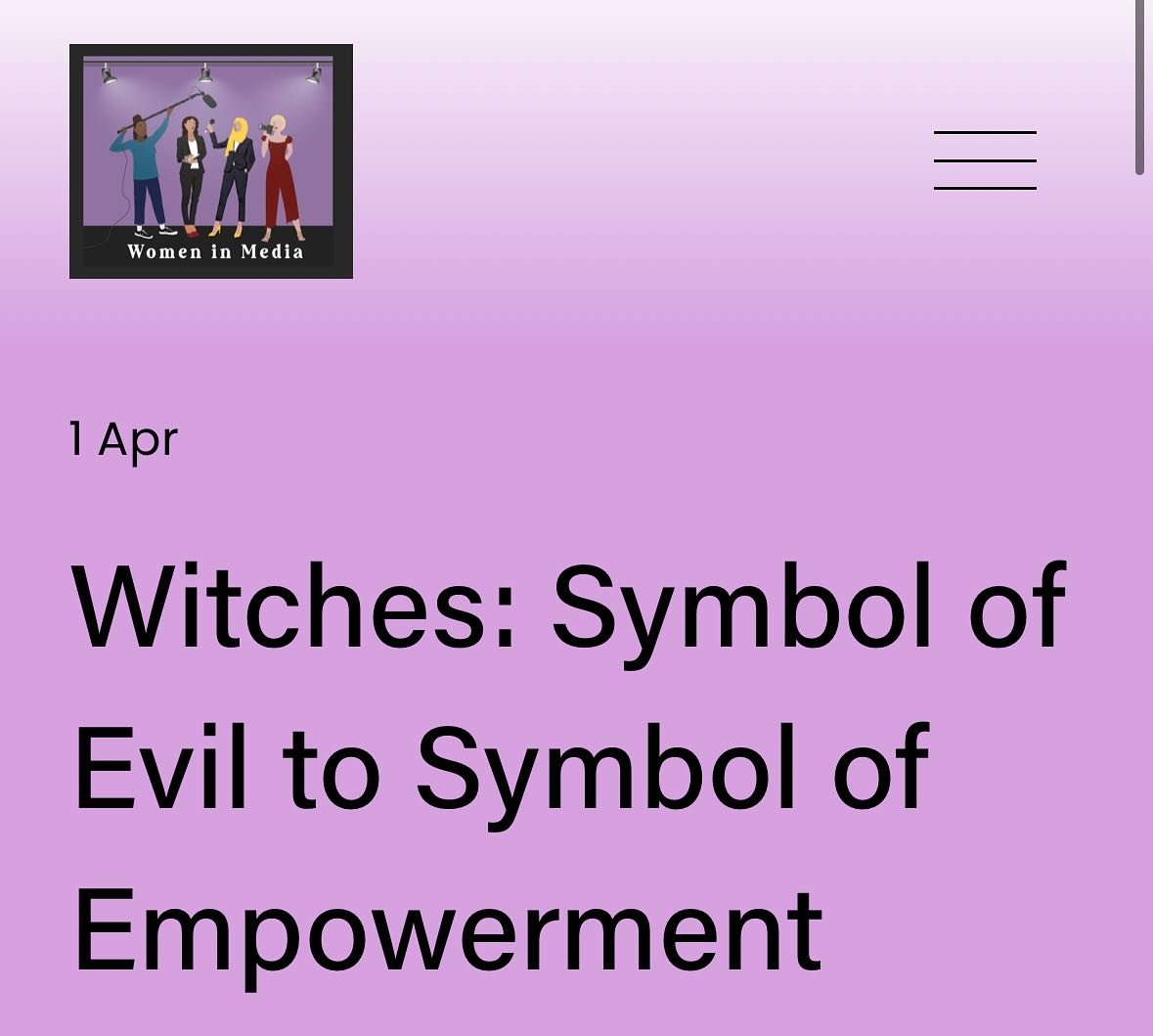 ‼️new article up on the website‼️

✍🏼Witches: Symbol of Evil to Symbol of Empowerment. Written by @e_erinlouise 

🔗 in bio!
