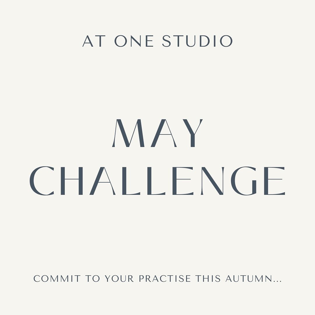 MAY CHALLENGE 

Starts Tomorrow! 

Commit to a regular movement practice this Autumn and see how many classes you can do throughout the month of May! 

Simply write your name up on the chart on our notice board and add a tally mark for every class yo