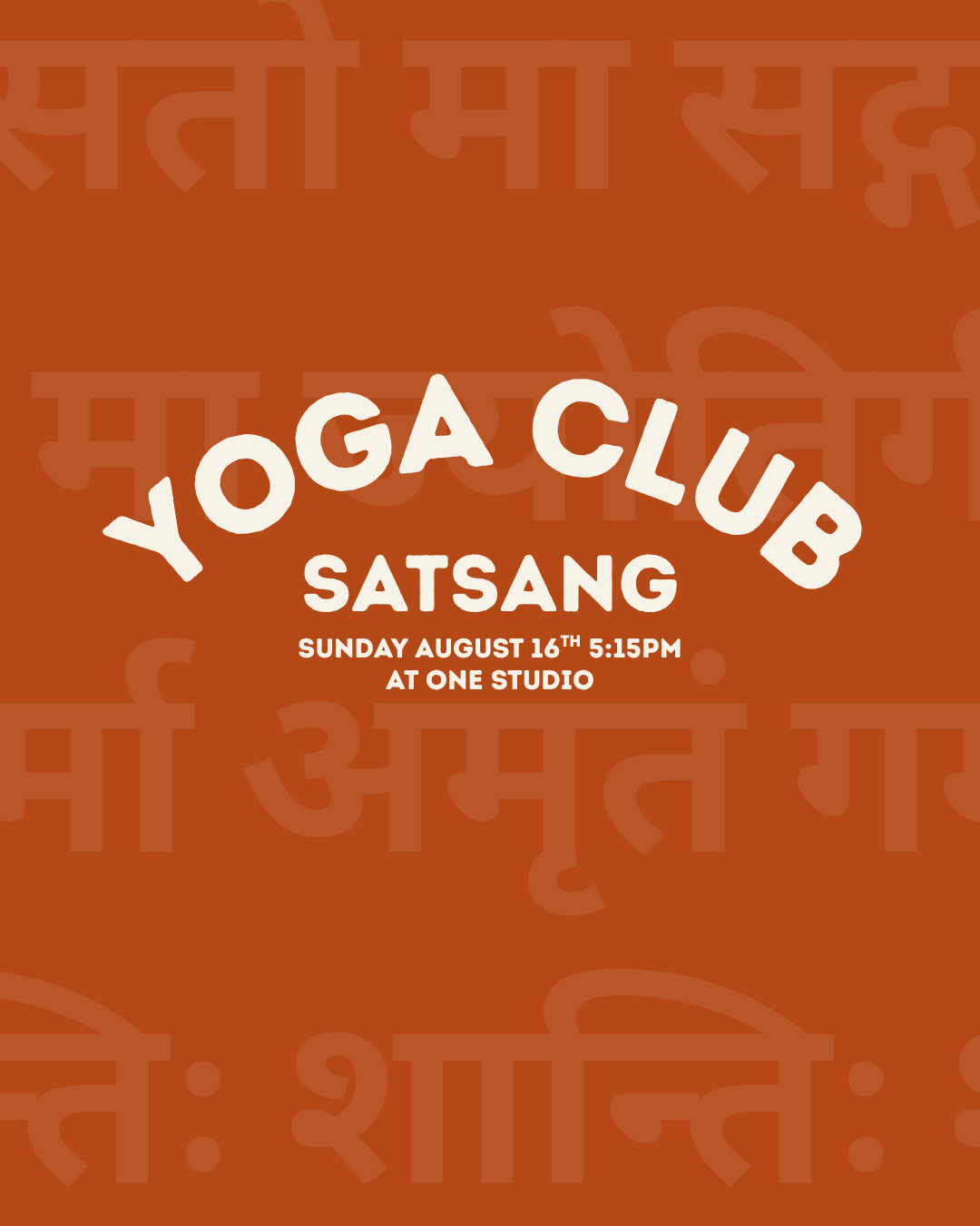Yoga Club Satsang - Ignite the Fire 