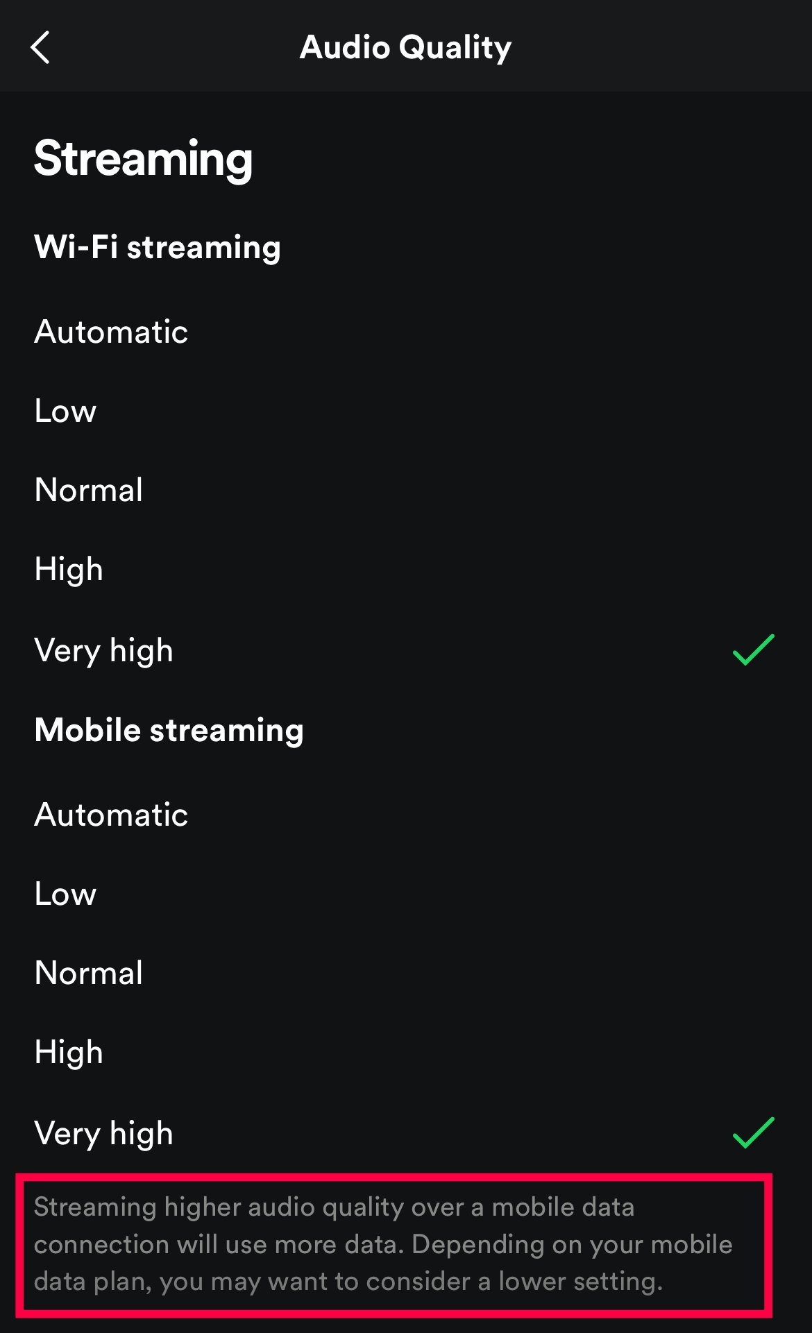 Spotify's Audio Quality