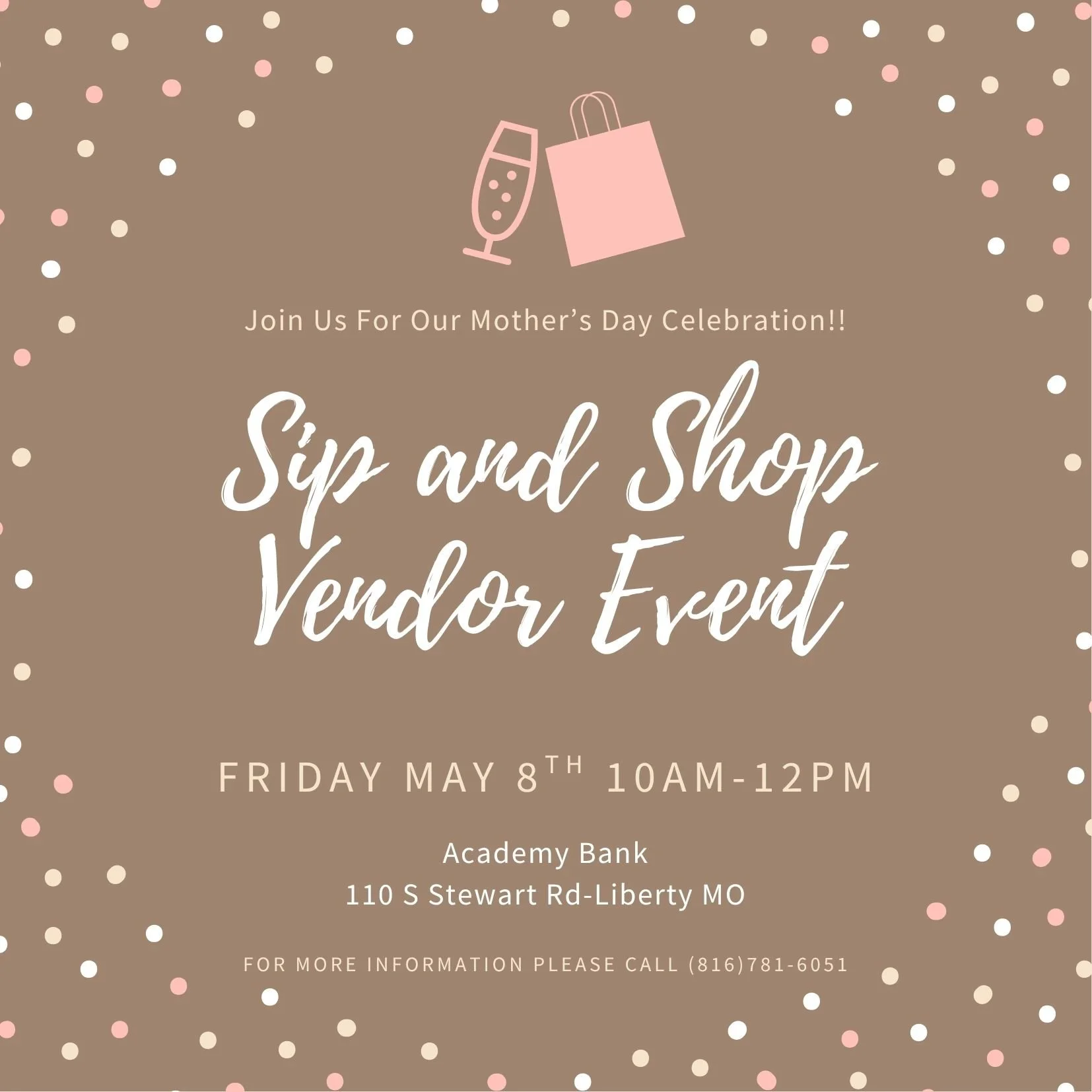 Sip and Shop Vendor Fair