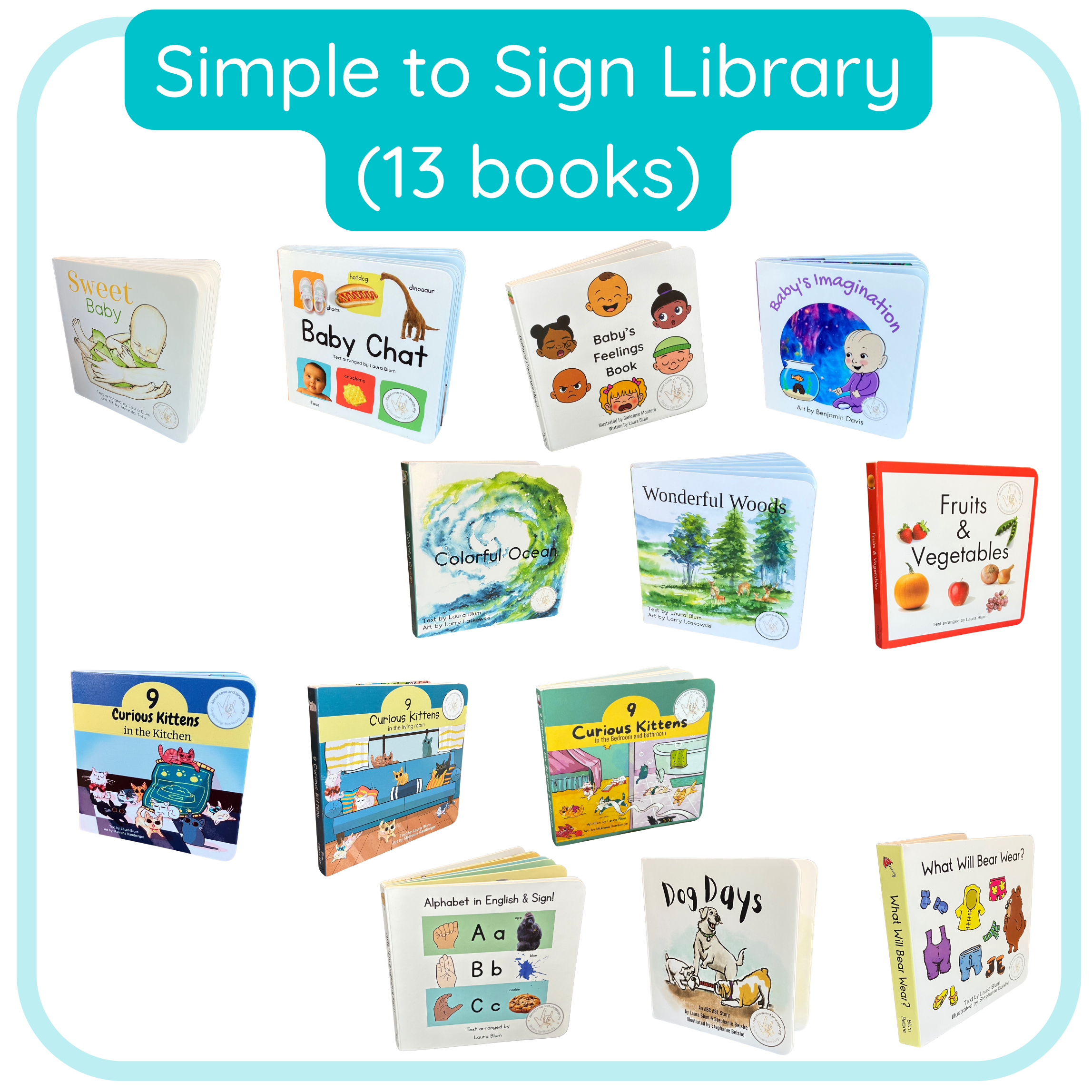 Library of Simple to Sign Books