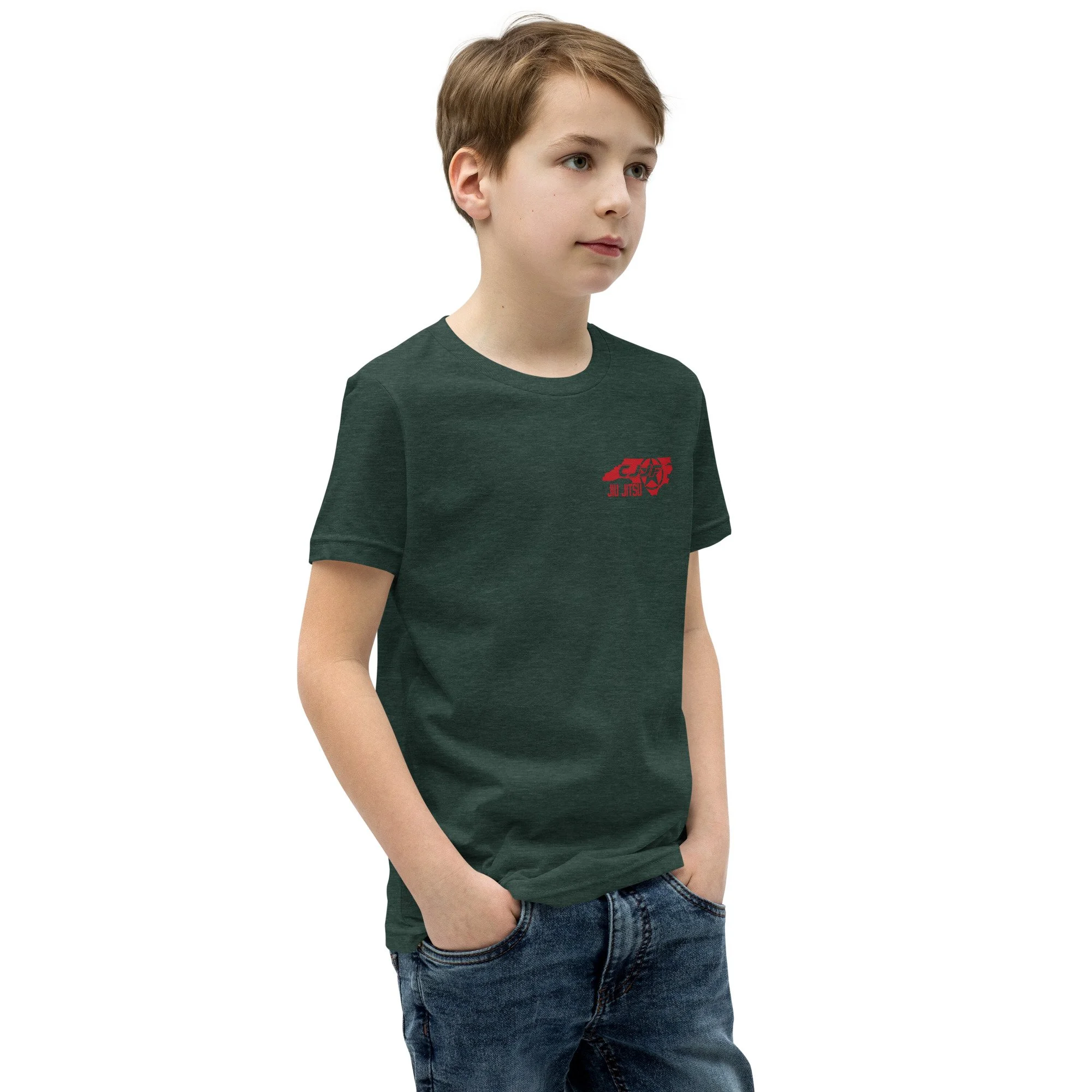 youth-staple-tee-heather-forest-right-front-66f1de7f3733e.jpg