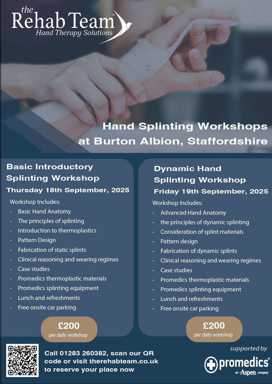 Hand Splinting Workshops for Healthcare Professionals — The Rehab Team