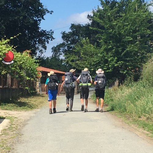 Hiking the El Camino trail in Spain