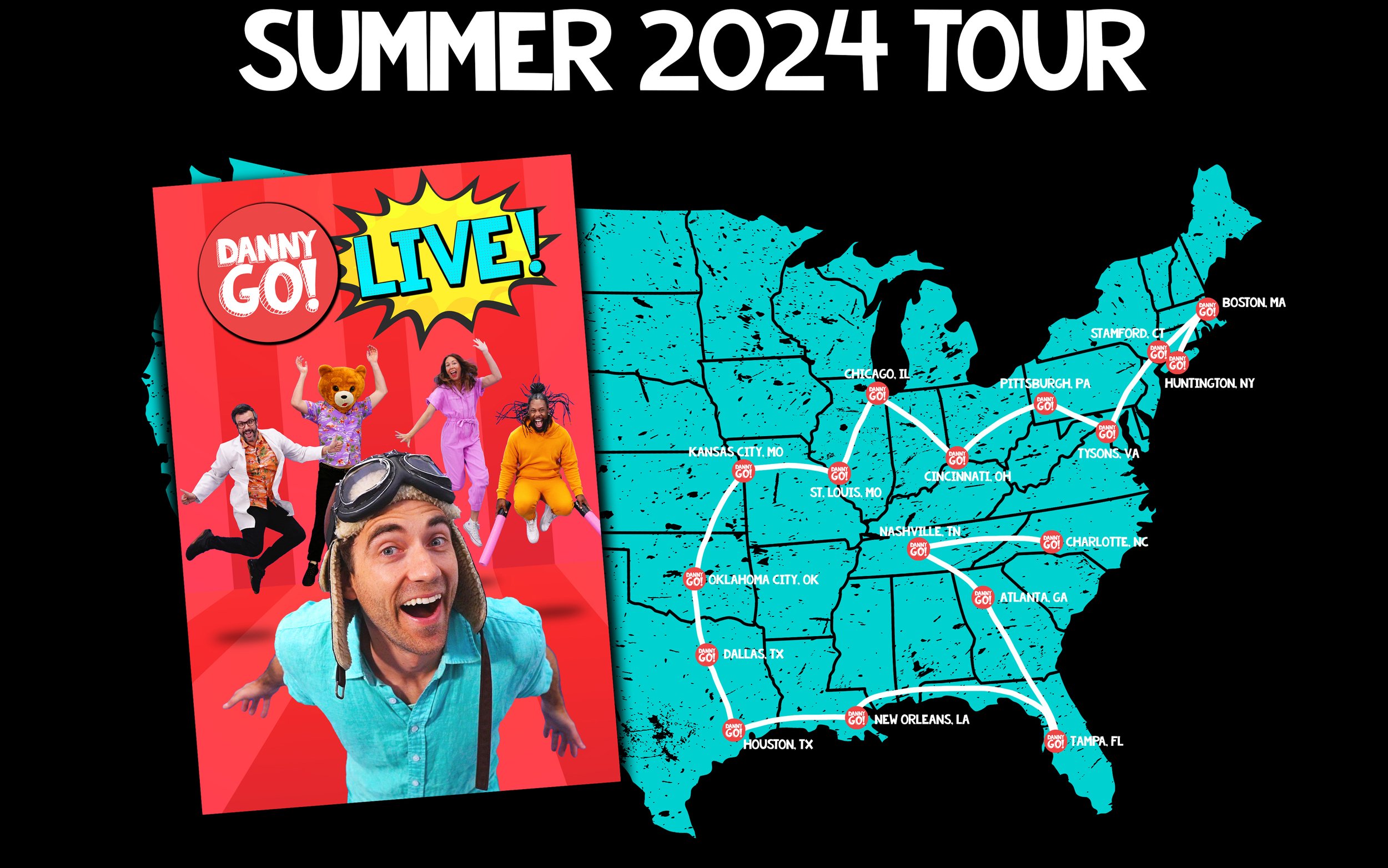 SUMMER 2024 TOUR — Danny Go!