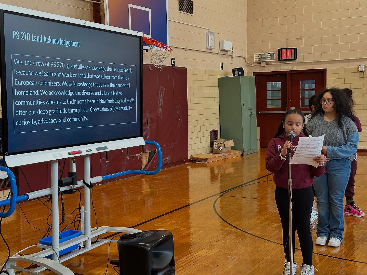 Our second Crew Community meeting brought together our learning from Native American Heritage Month, celebrating our spelling bee participants, a performance from our new crew choir and lots of evidence of our crew values- especially curiosity, commu