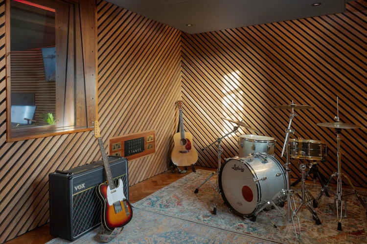 Recording room, Zennor Sounds Studio
