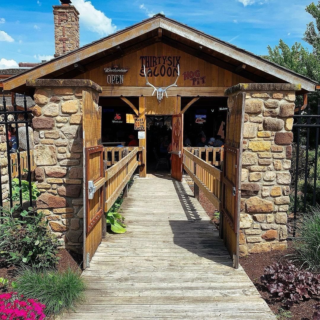 Get excited because the Hog Pit at Thirty-Six Saloon re-opens TOMORROW Friday, April 12th from 11am-10pm! 🐗🍔🍗 
Stop by this biker bar/bbq joint during your trip to #ParkeCounty! Great food, cold beer &amp; live music! 🍺