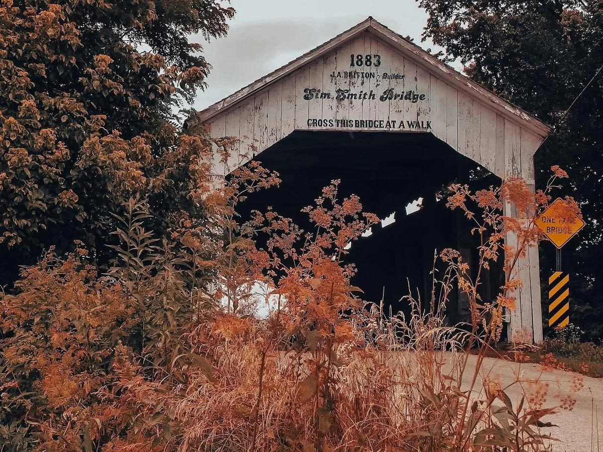 Happy Halloween from Parke County, Indiana! 🎃👻 Get into the Halloween spirit by exploring some of our spookiest sights. 

Here are just a few places where legends and ghosts come alive:
&bull; Sim Smith Covered Bridge &ndash; Head east of Montezuma