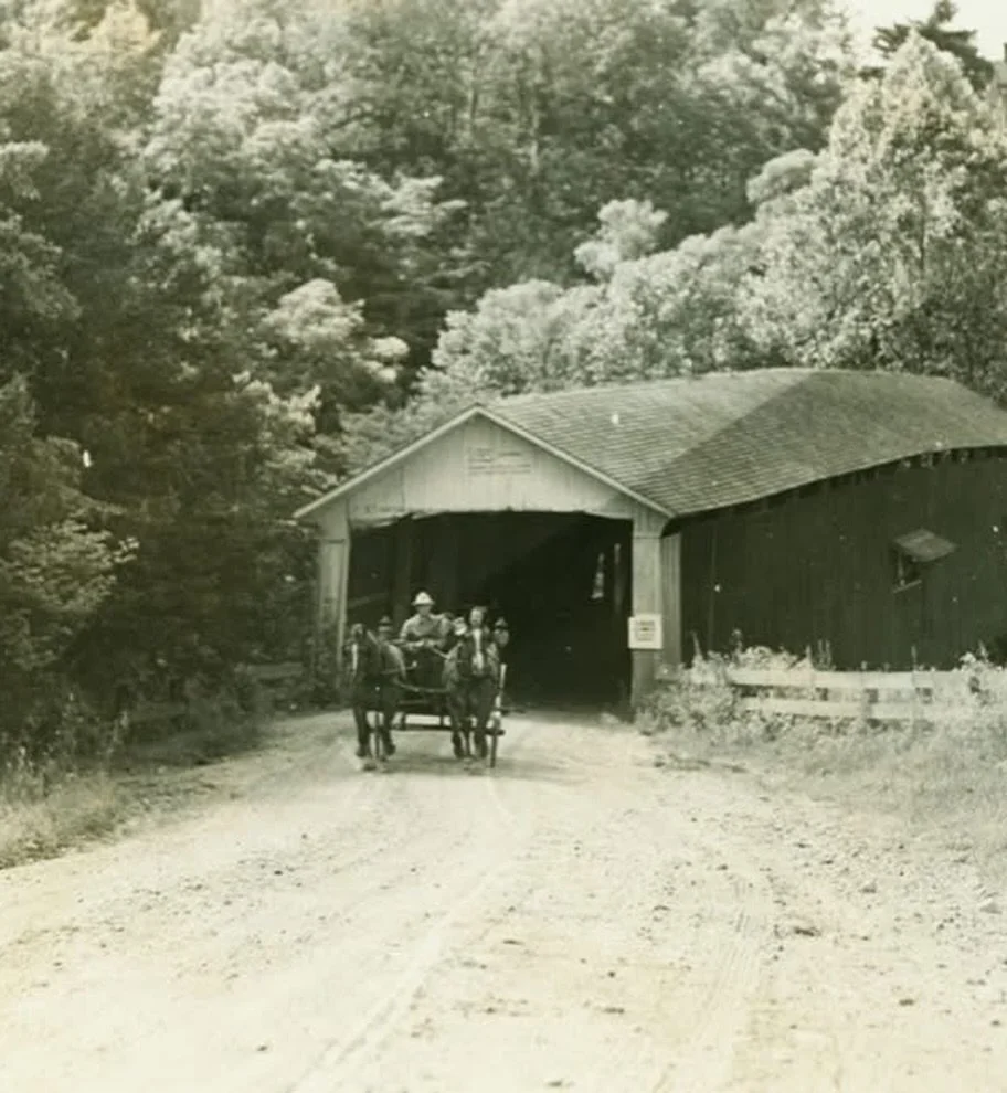 Then &amp; Now in Parke County, Indiana 📍 www.coveredbridges.com