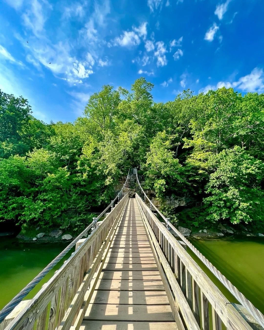 Welcome to the ULTIMATE Summer Destination, Parke County, Indiana! ☀️

🛶 Kayaking, canoeing, and tubing on Sugar Creek
🎣 Fishing, boating and watersports at Raccoon SRA
🌿 Hiking at Turkey Run and Shades State Parks
🐴 Horseback riding at Turkey Ru