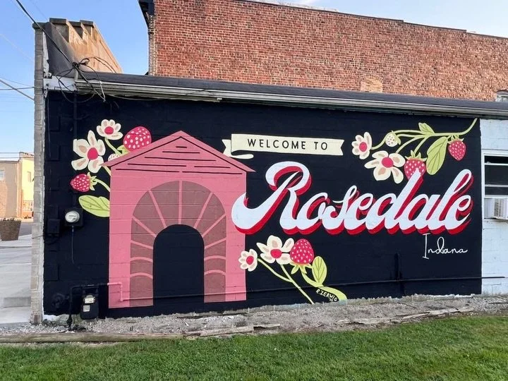Welcome to Rosedale in Parke County, Indiana 🍓

Grab a bite to eat at Main Street Diner, sip a tasty latte from Bear&rsquo;s Coffee and Roasting Co., and don&rsquo;t miss the colorful mural in downtown while you&rsquo;re there.

Visit the Rosedale C