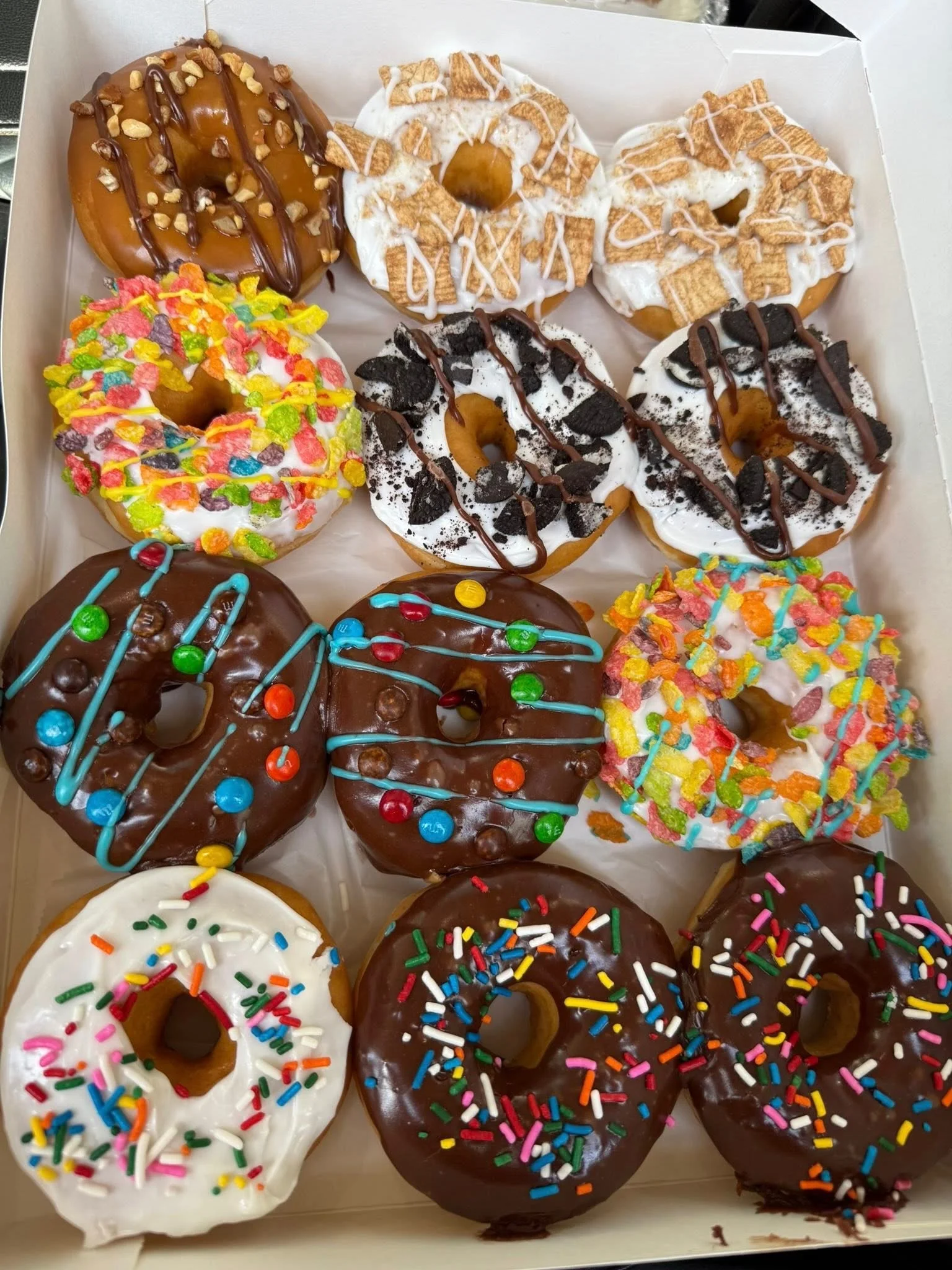 Happy #NationalDonutDay from Lyford Donut Barn in Rosedale, IN! 🍩 From their signature Turtle Long Johns and Jelly Bizmarks to classic glazed and maple bars, they have something for everyone. ✨ Pre-order a dozen or more by texting 812-249-6353 and s