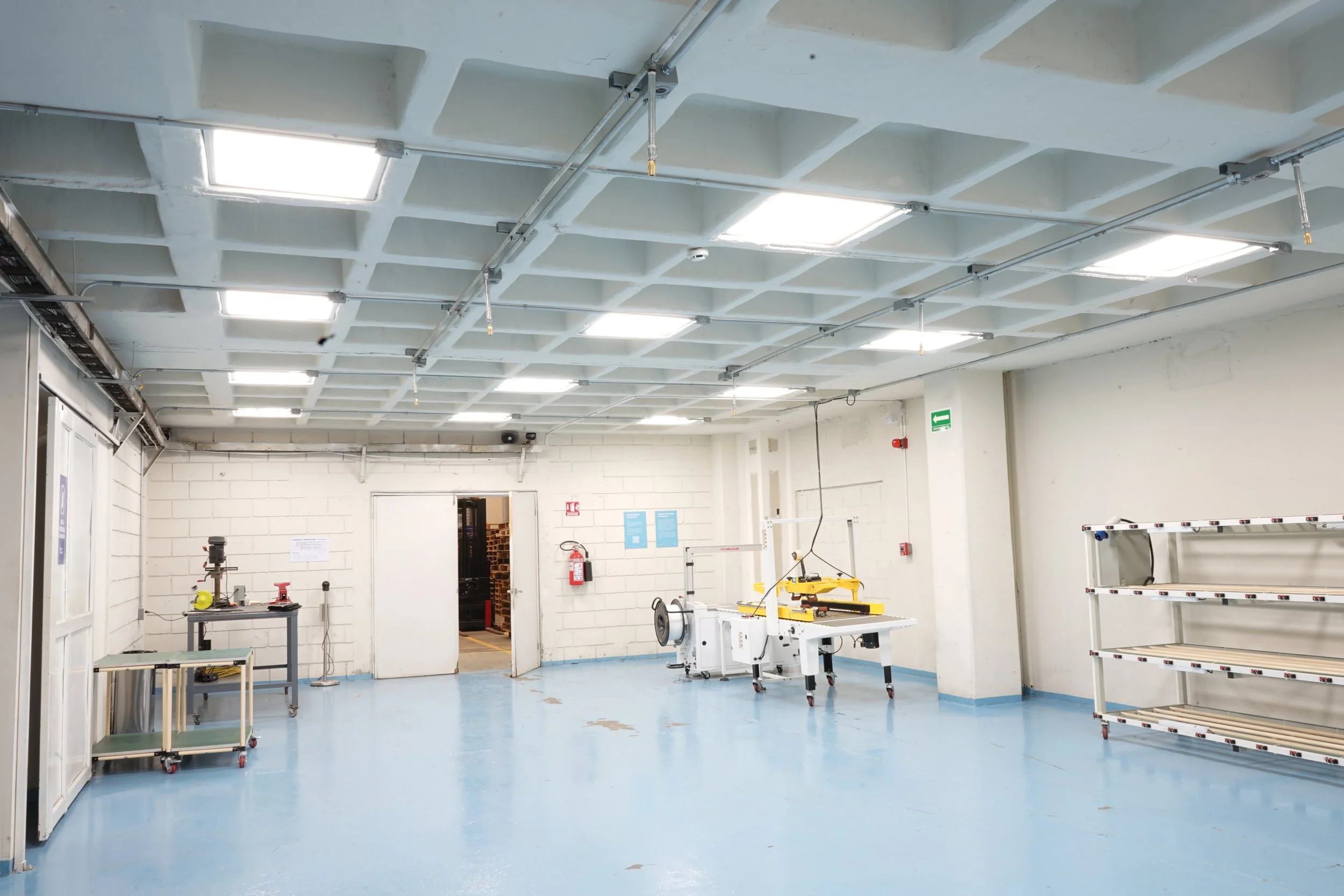 Área de ensamble | Después de instalación