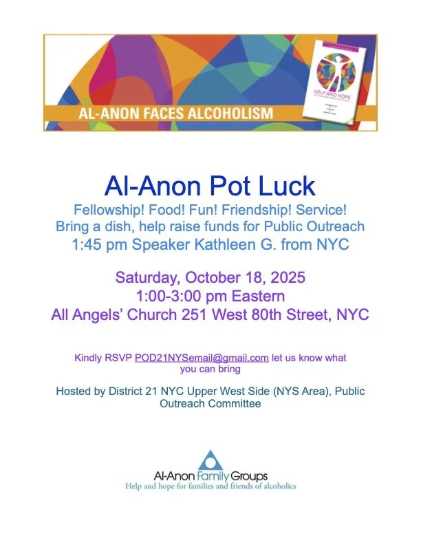 Al-Anon Potluck