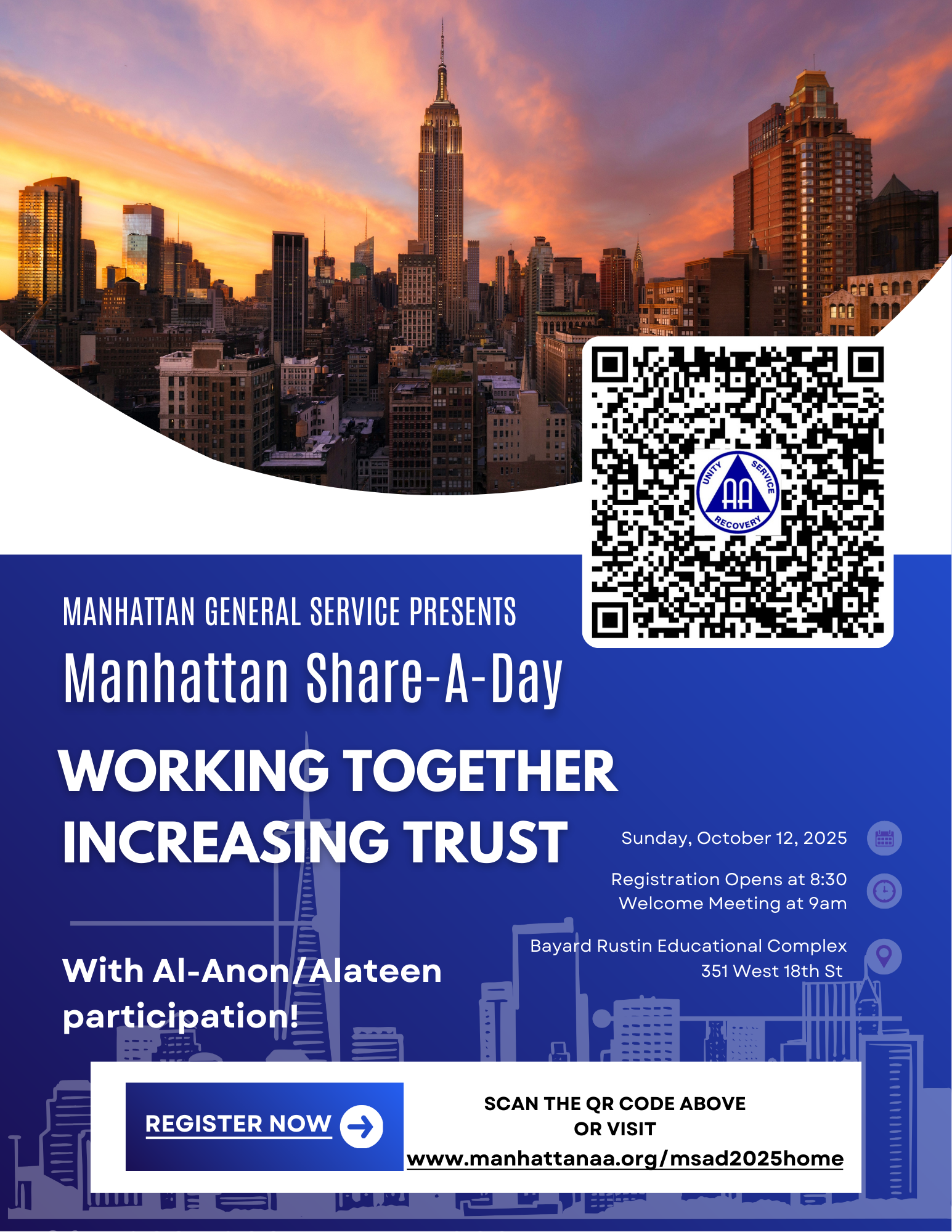 Manhattan AA Share-a-Day Workshop with Al-Anon Participation